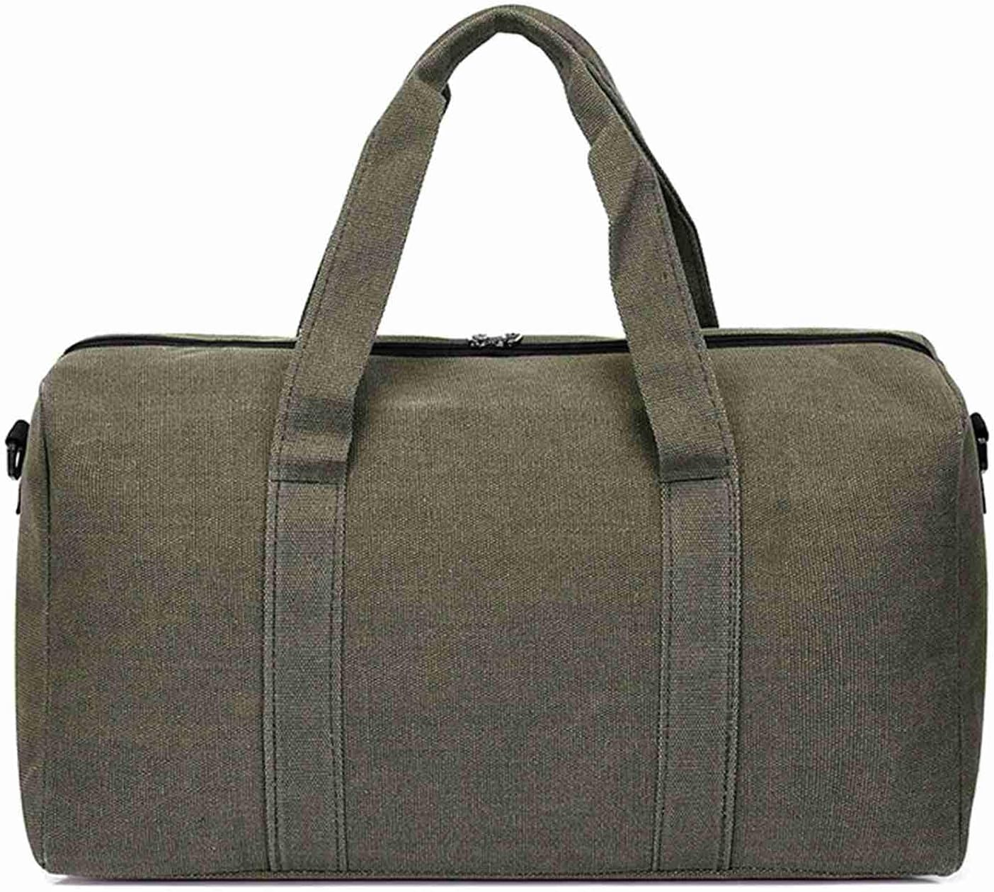 Duffel Bag for Travel, Travel Bags for Women, Travel Toiletry Bag with Carrying Handles, Large Capacity Canvas Travel Bag, Can Hold a Computer, Khaki, S image number 3
