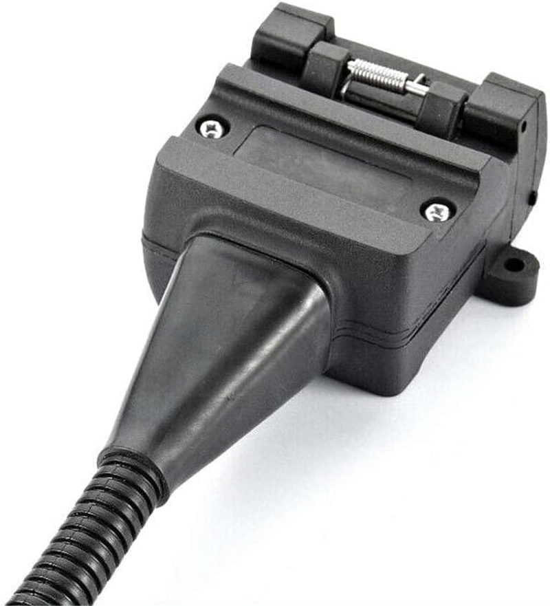 Trailer Adapter 7 Pin Flat Male Plug to 12 Pin Flat Female Socket for Caravan Connector 4Wd image number 1