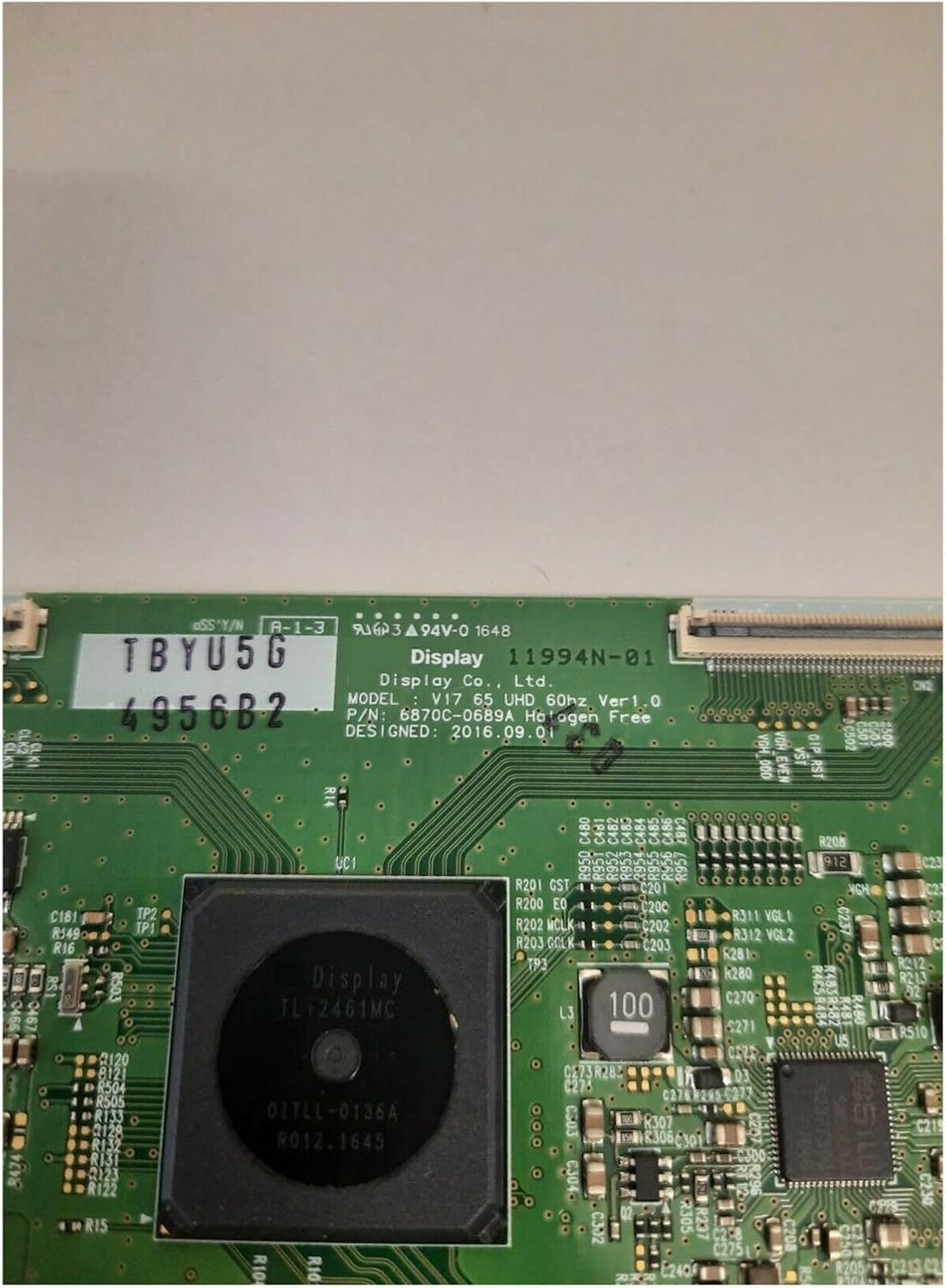 6870C-0689A 6871L-5070A 6871L-5043B 6871L-5283A 6871L-4956B T-Con Board Replacement Parts，Compatible for LG 65 Inch 65UJ634T 65UJ6300 65UJ6200 TV Logic Board image number 2