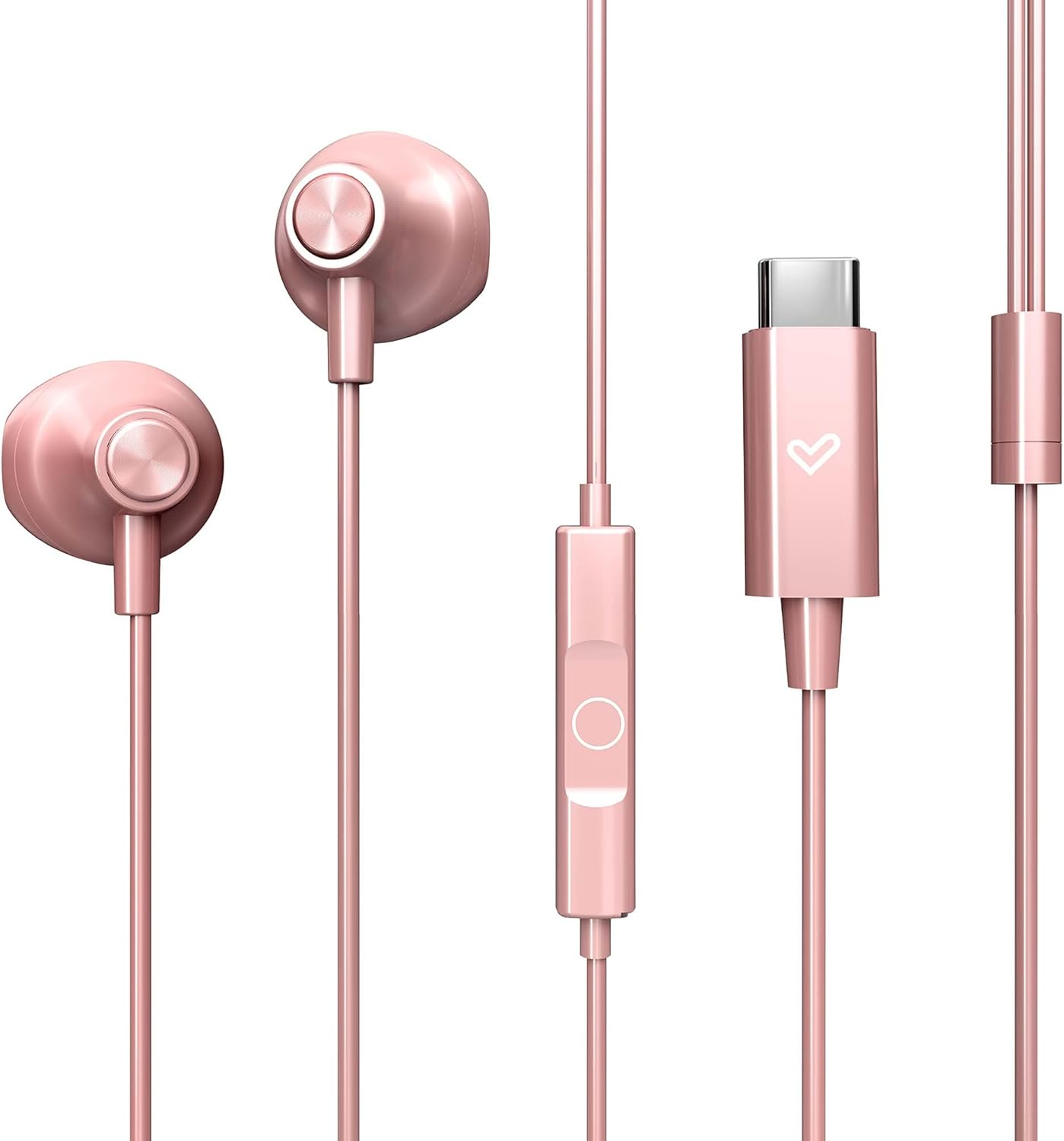 Energy Sistem Easypods Type C Wired Headphones (Type C, Microphone, Voice Assistant, Playback Controller, Comfi-Fit)