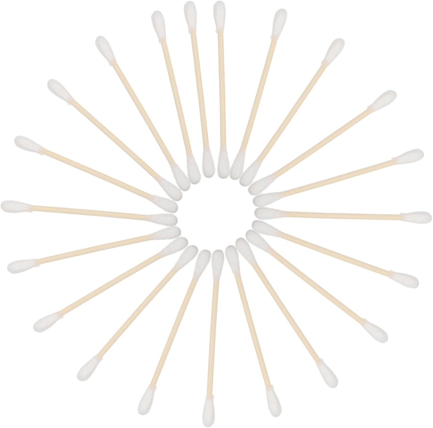 Gatuida 100Pcs Cotton Swabs Cotton Tips for Ear Cleaning Makeup and Cleaning Electronics image number 4