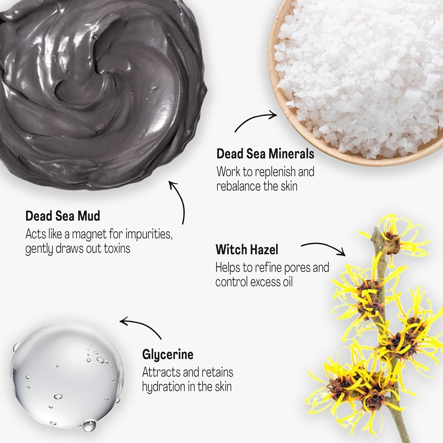 Jericho Dead Sea Mud Soap Bar &ndash; Mineral-Rich Face & Body Cleanser with Dead Sea Mud & Salt &ndash; Purifying Soap for Oily, Combination, and Acne-Prone Skin - 4.4 Oz, 3-Pack image number 4