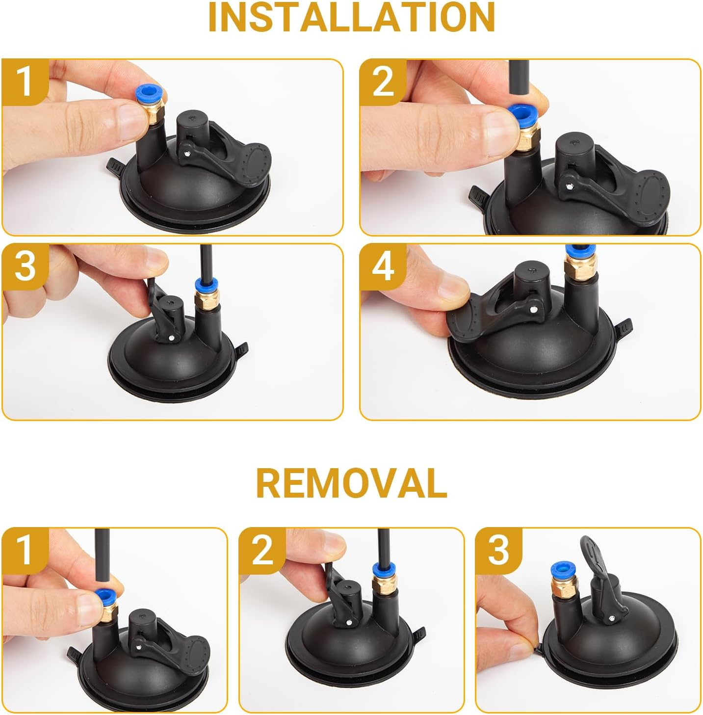 4-In-1 Interactive Cat Toys for Indoor Cats, Feather Teaser Cat Wand Toy with Suction Cup, Triangle Hook & Adhesive Hook, 12 Pack image number 3