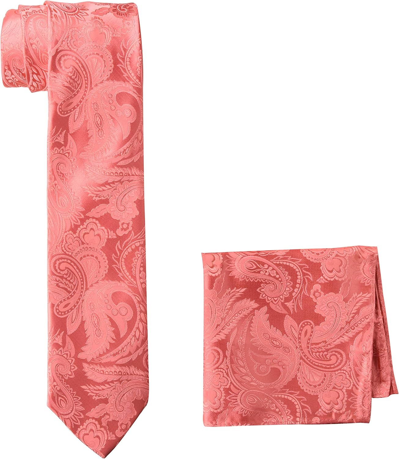 STACY ADAMS Mens Classic Style Reg Tie - Bone image number 5