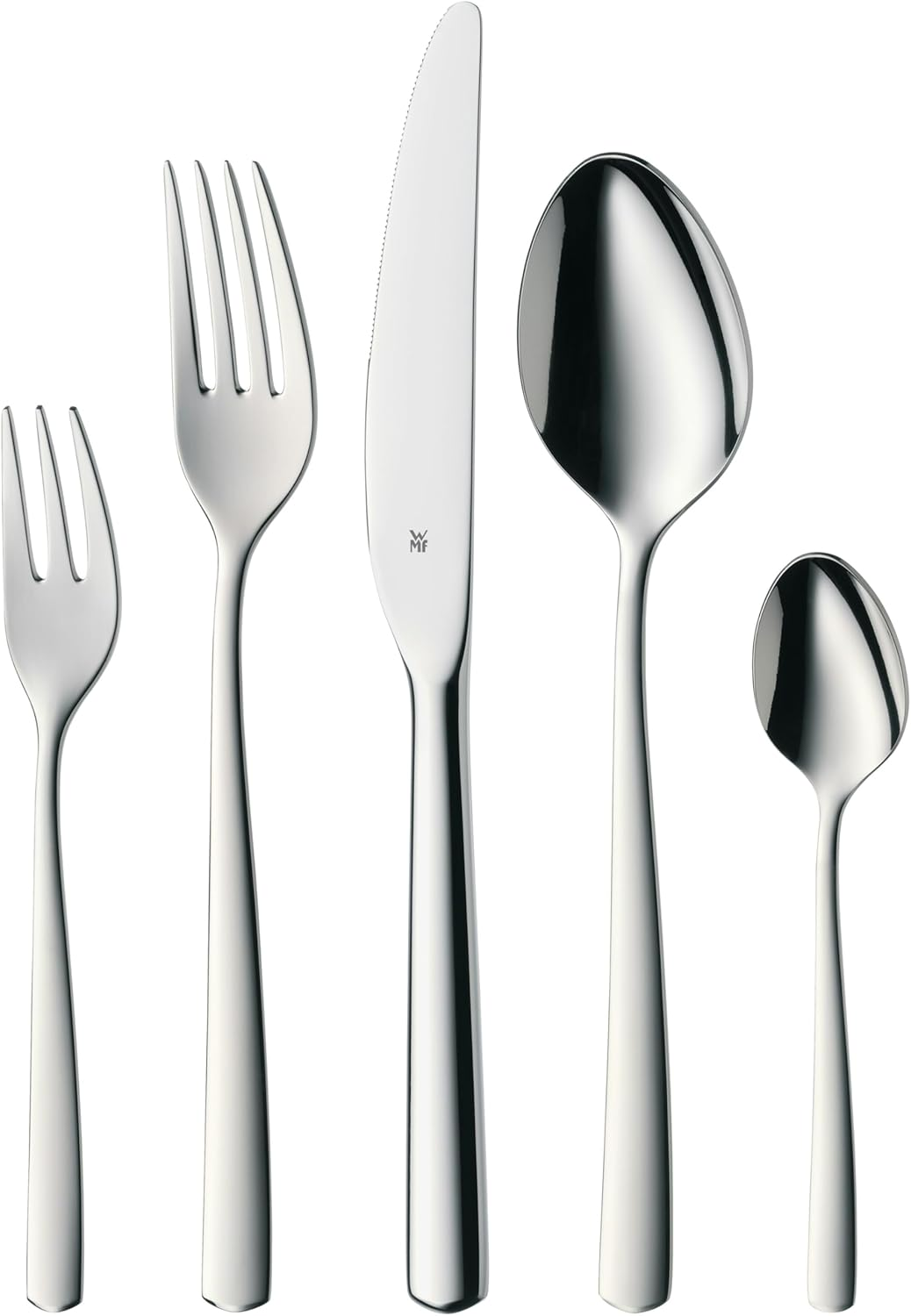 WMF Boston Cromargan Cutlery Set for 12 People, Stainless_Steel, Silver, 49 X 39 X 5.5 Cm image number 3