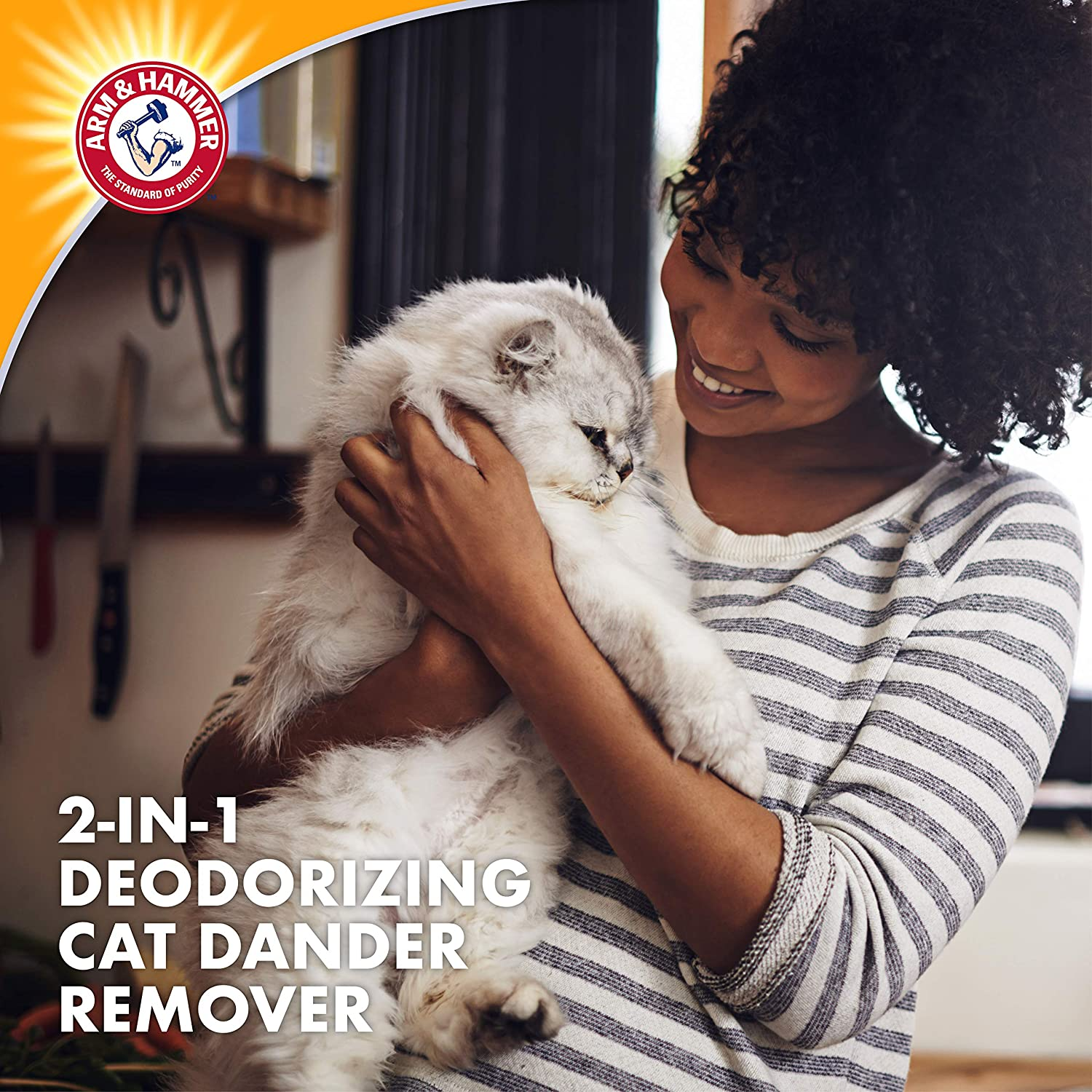 Arm & Hammer 2-In-1 Dander and Odor Control Shampoo for Cats 591 Ml image number 3