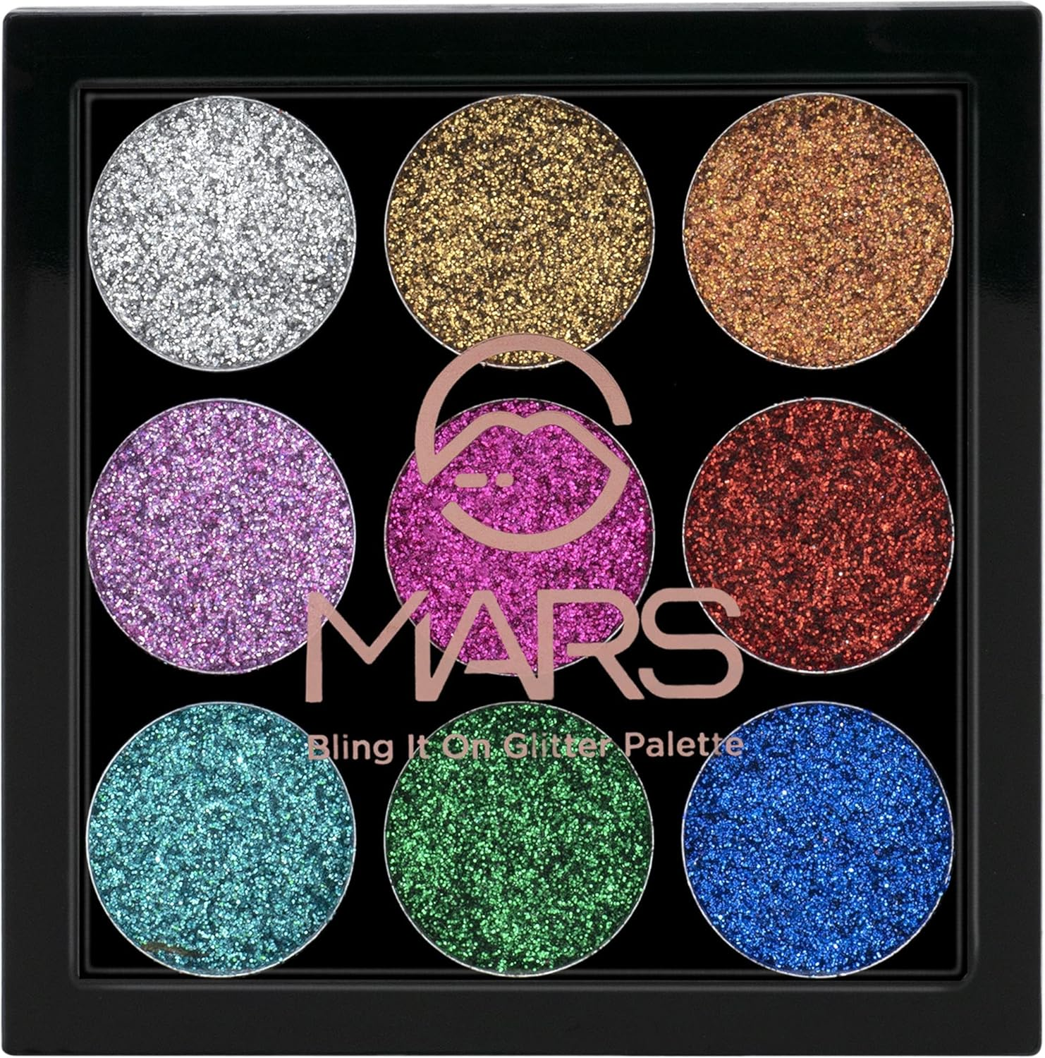 MARS Glitter Eyeshadow Palette 7.65 G (Multicolor) image number 1
