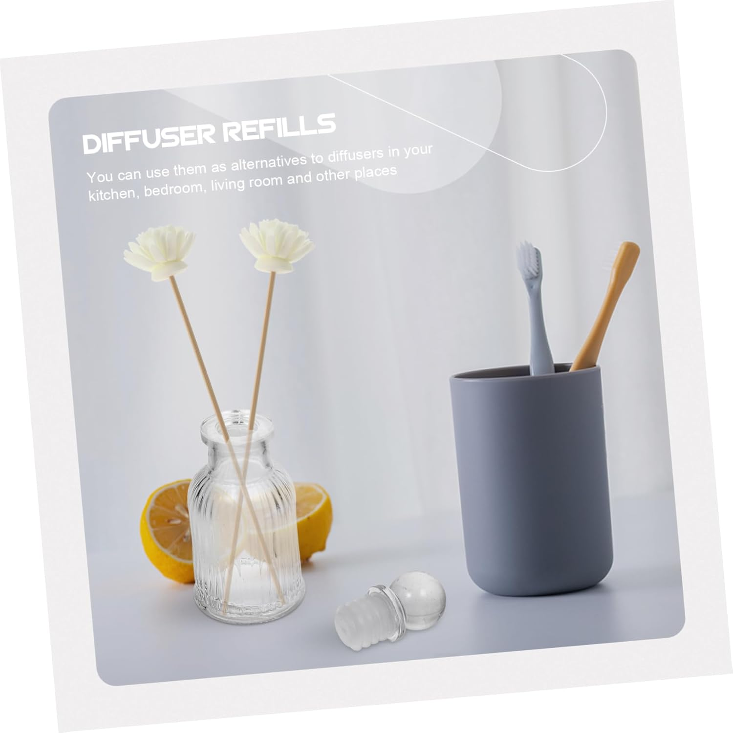 24Pcs Aromatherapy Dried Flowers Diffuser Flowers Aroma Diffuser Sticks for Shower Aromatherapy Natural Potpourri Supplies image number 3