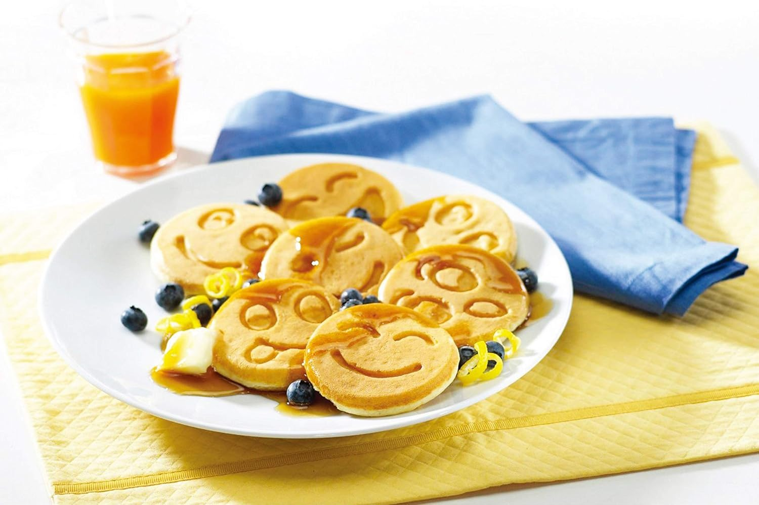 Erreke Pancake Pan, Non Stick Crepe Pan, All Types of Kitchens and Induction Hobs, Fun Design for Kids and Cooking, Soft Touch Handle, 26 Cm, Pink Color. image number 2