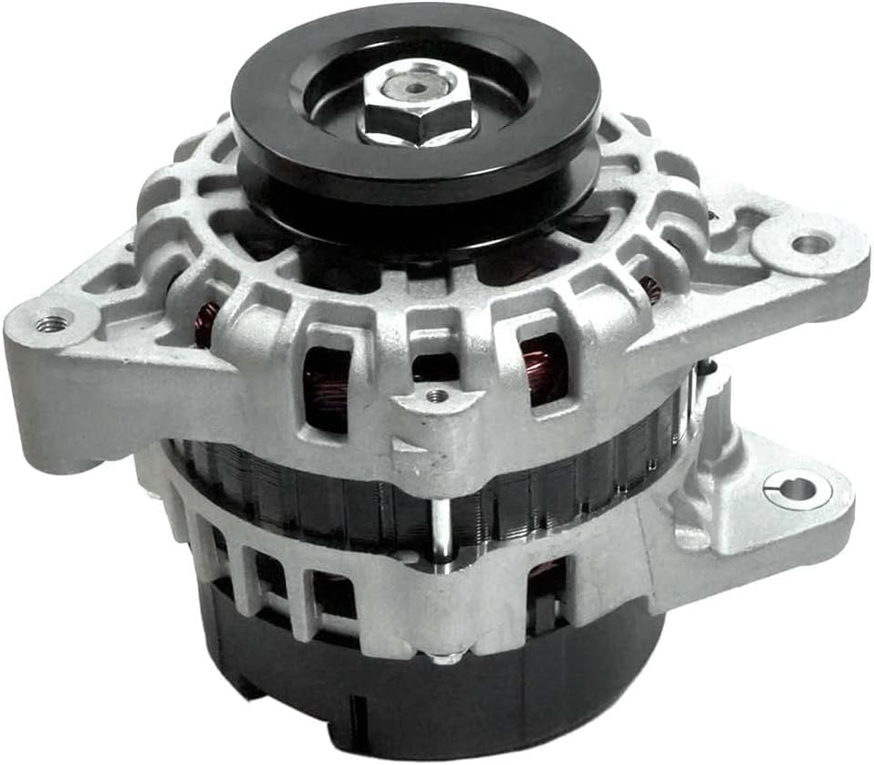 12 Volt, 90 Amps Alternator Replacement for 6675292 6678205 6681857 6690593 7008772 TA000A48401 TA000A48402 APR0019 40040026 40040047 40040067 APR0034 Fit for Bobcat with Kubota, Deutz Diesel Engines image number 1