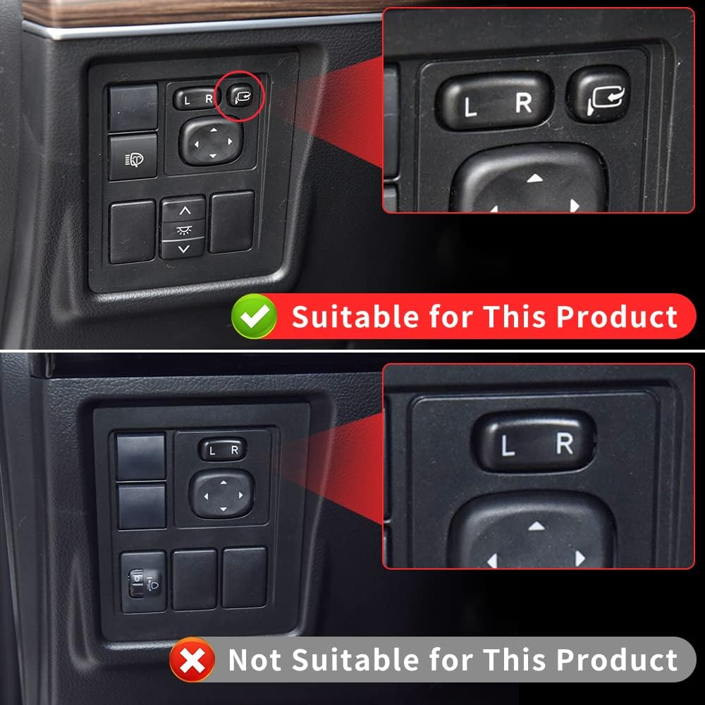 Automatic Folding and Expansion of Rearview Mirror for Toyota Land Cruiser Prado 150 LC150 2010-2017 2011 2012 2013 2014 2015 2016 Interior Modification Accessories (2010-2017 RHD LHD) image number 6