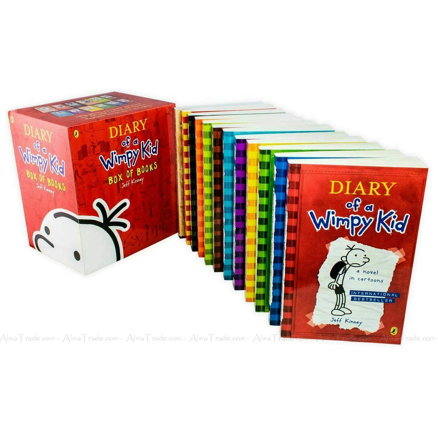 Diary of a Wimpy Kid 12 Books Complete Collection Set New(Diary of a Wimpy Kid,Rodrick Rules,The Last Straw,Dog Days,The Ugly Truth,Cabin Fever,The Third Wheel,Hard Luck,The Long Haul,Old School..Etc image number 1