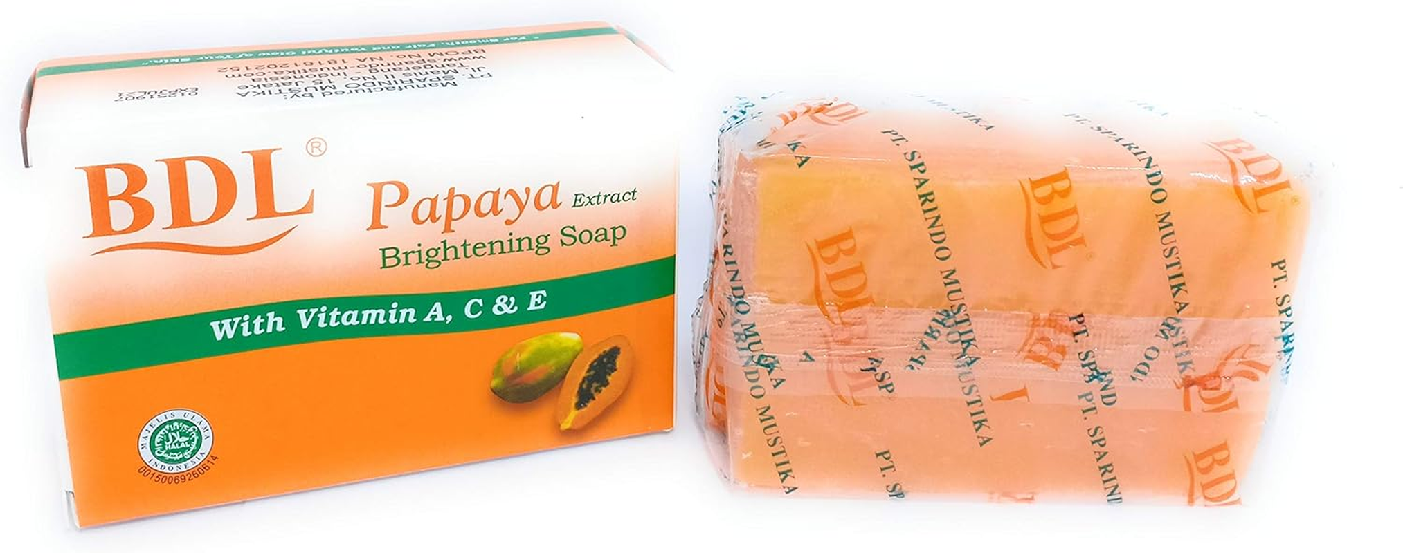 BDL Papaya Brightning Soap,128 Gram image number 6