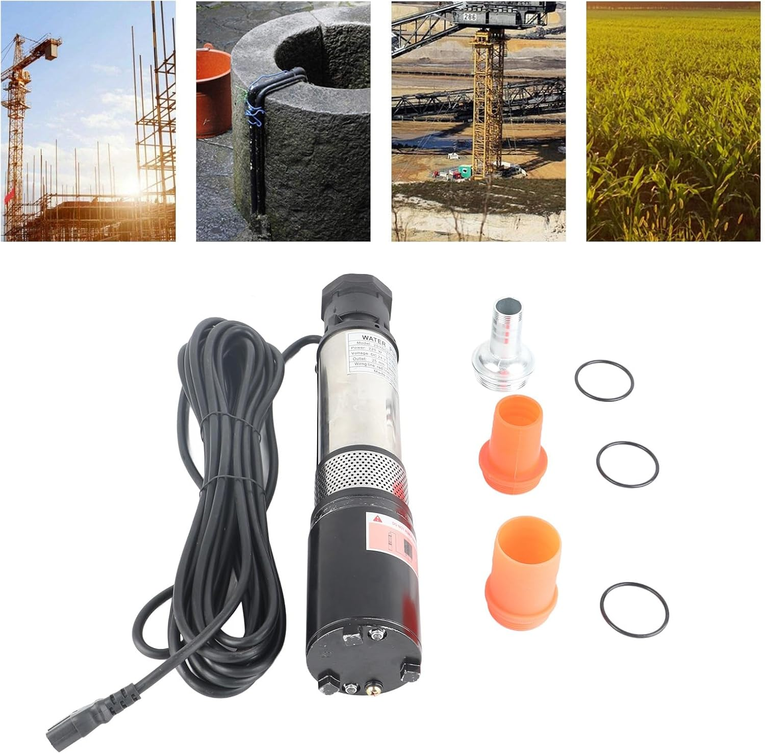 Corrosion Resistant DC Deep Well Pump - Powerful for Agricultural Irrigation Needs image number 2