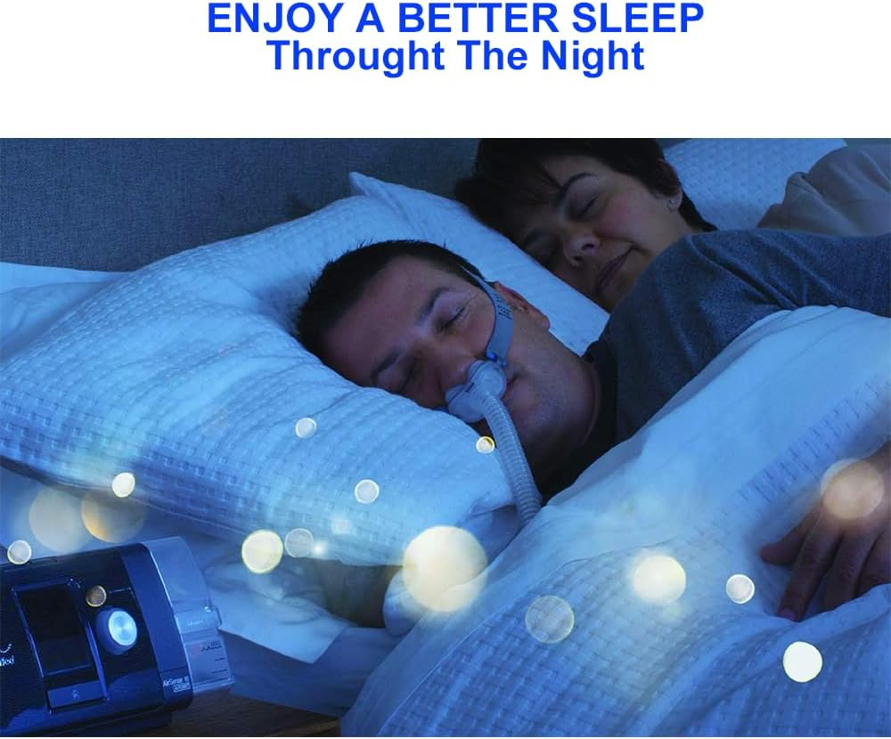 3 Pack P10 Headgear Replacement Compatible with Resmed Airfit P10 with 6 P10 Clips (3 Pack）