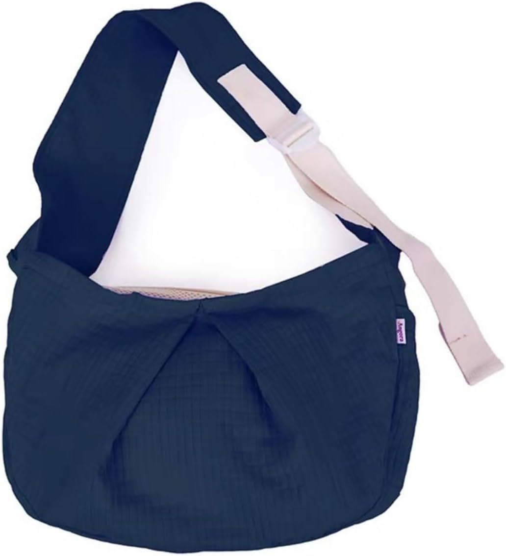 Ferret Sling Carrier - Pet Carrying Bag with Adjustable Strap Hands Free Shoulder Bag Crossbody Travel Slings Soft Small Animal Bonding Pouch Front Backpack for Ferret Rabbit Puppy Kitten (Green)