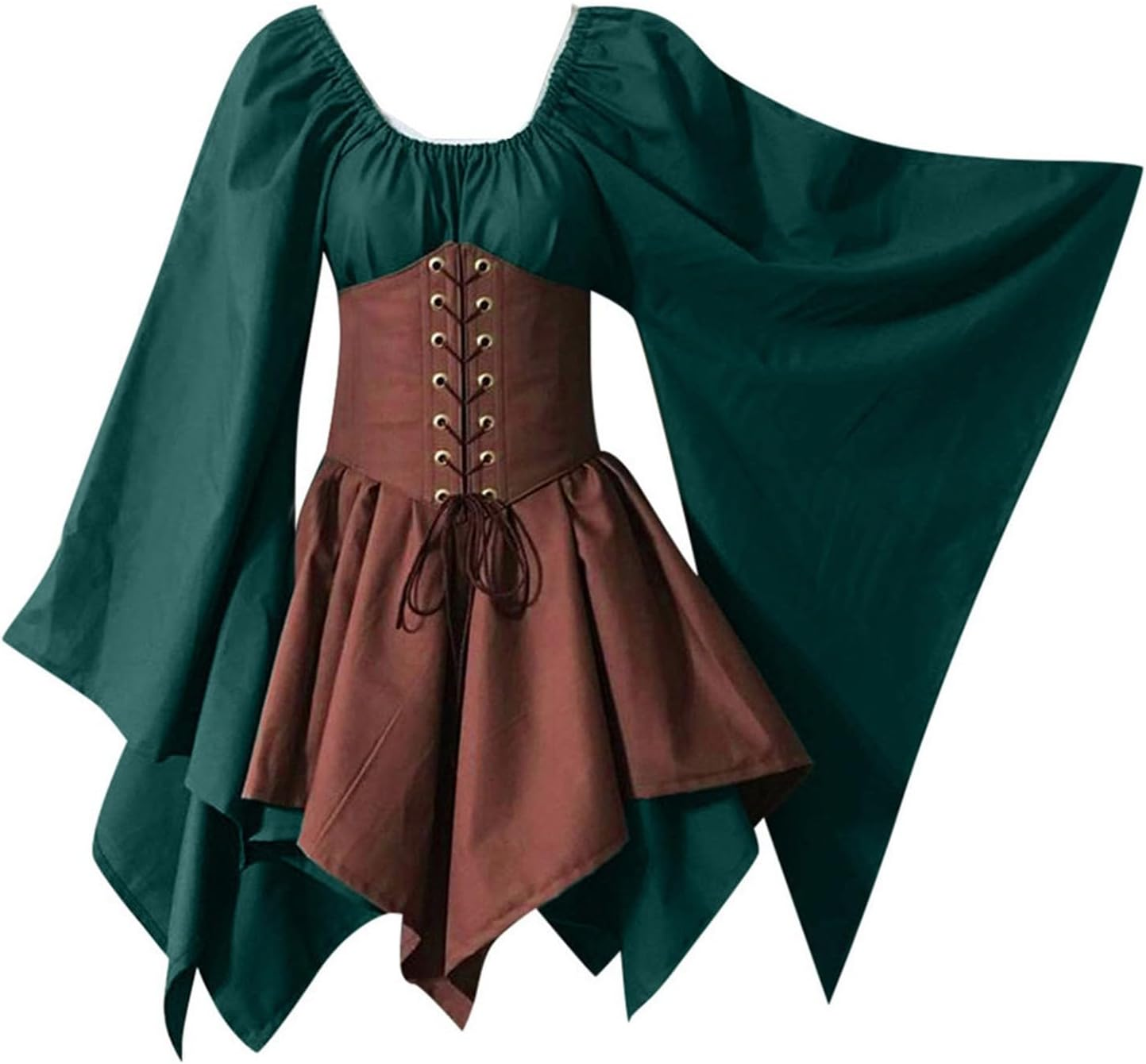 Women'S Medieval Dress Vintage Renaissance Victorian Dress Traditional Viking Costume Halloween Cosplay Costumes image number 1
