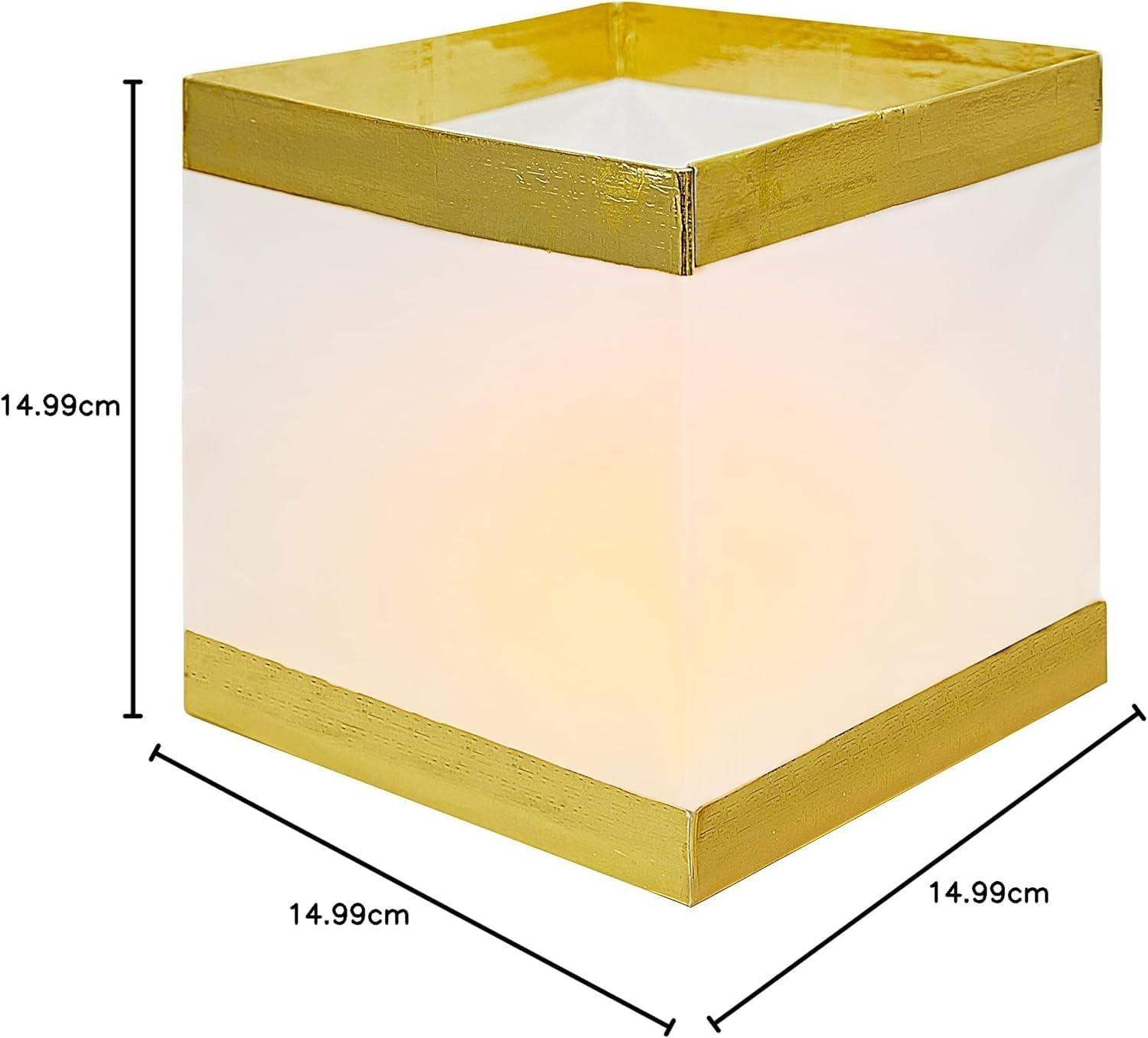 Miners2000 20Pack 5.9" Inch Square Floating Candles Lantern Set, Outdoor Decoration Waterproof Floating Lanterns for the Pool,River,Memorials,Wedding,Bar and Parties (Square, 20)