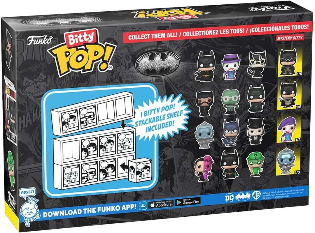 FUNKO Bitty POP!: DC Batman - Batman 4-Pack, 85Th Anniversary image number 1