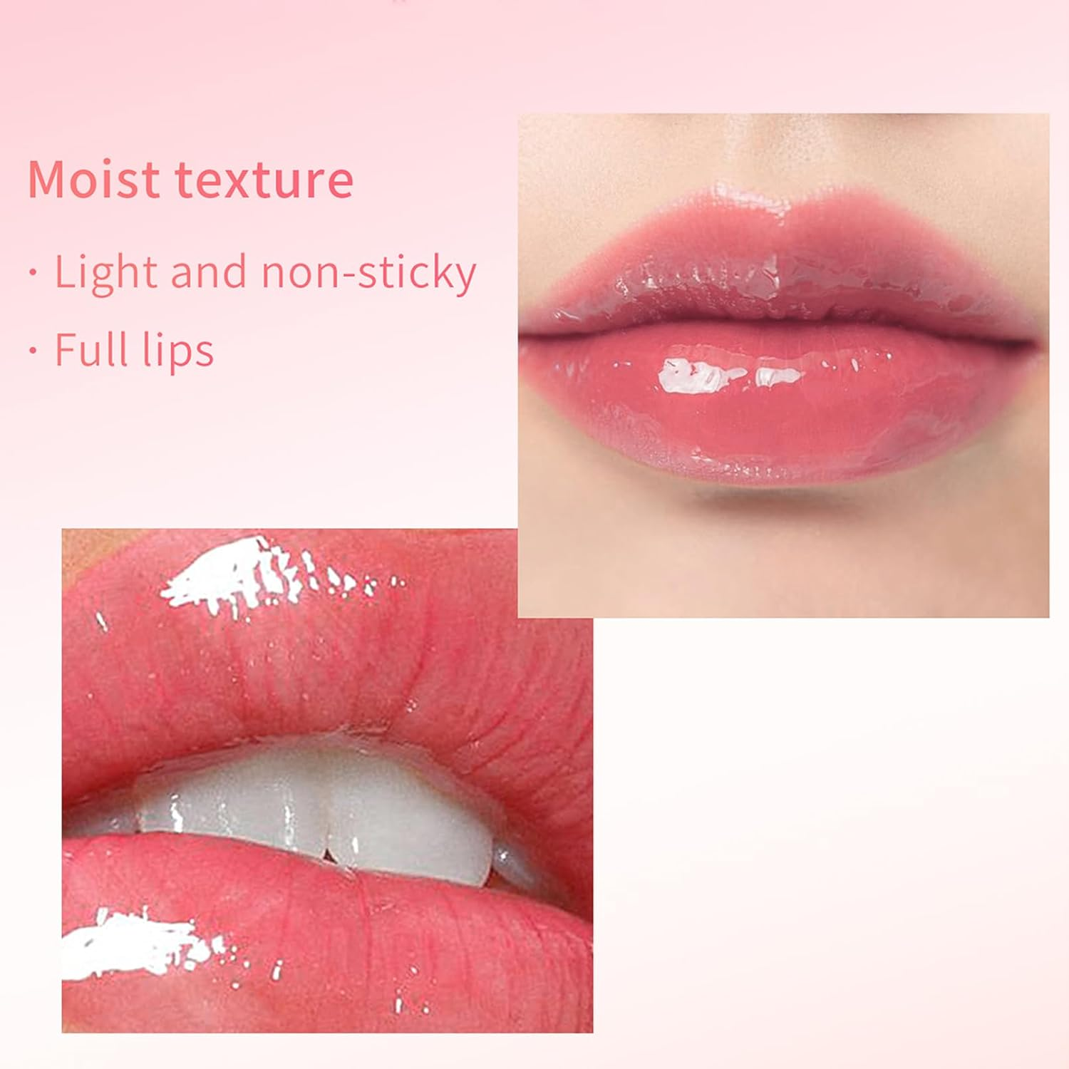 Joyeee Lip Oil Tint Lifter Gloss, 3PCS Fruit Flavored Balm Plumper Extreme Glow Oil Clear Gloss Set, Liquid Lipstick Long Lasting Hydrating Primer for Girl Women Gift image number 6