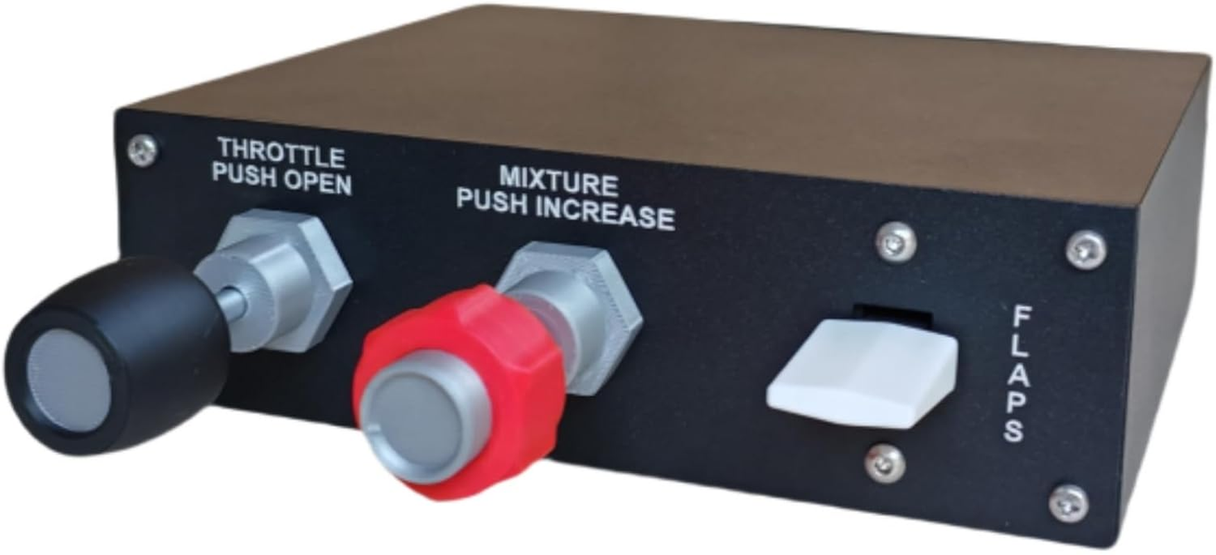 Meza Sim-Throttle Mixture Flaps (TMF) Controller for Flight Simulator MSFS2020, X-Plane,Fsx,Prepar3D image number 1