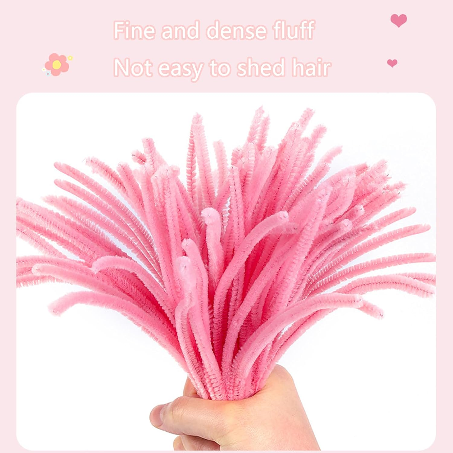 1000 PCS Pipe Cleaners,Mixed Colored Furry Chenille Sticks,Diy Pipe Cleaners for Crafts Kids Arts & Crafts Supplies（6 Mm X 12 In）