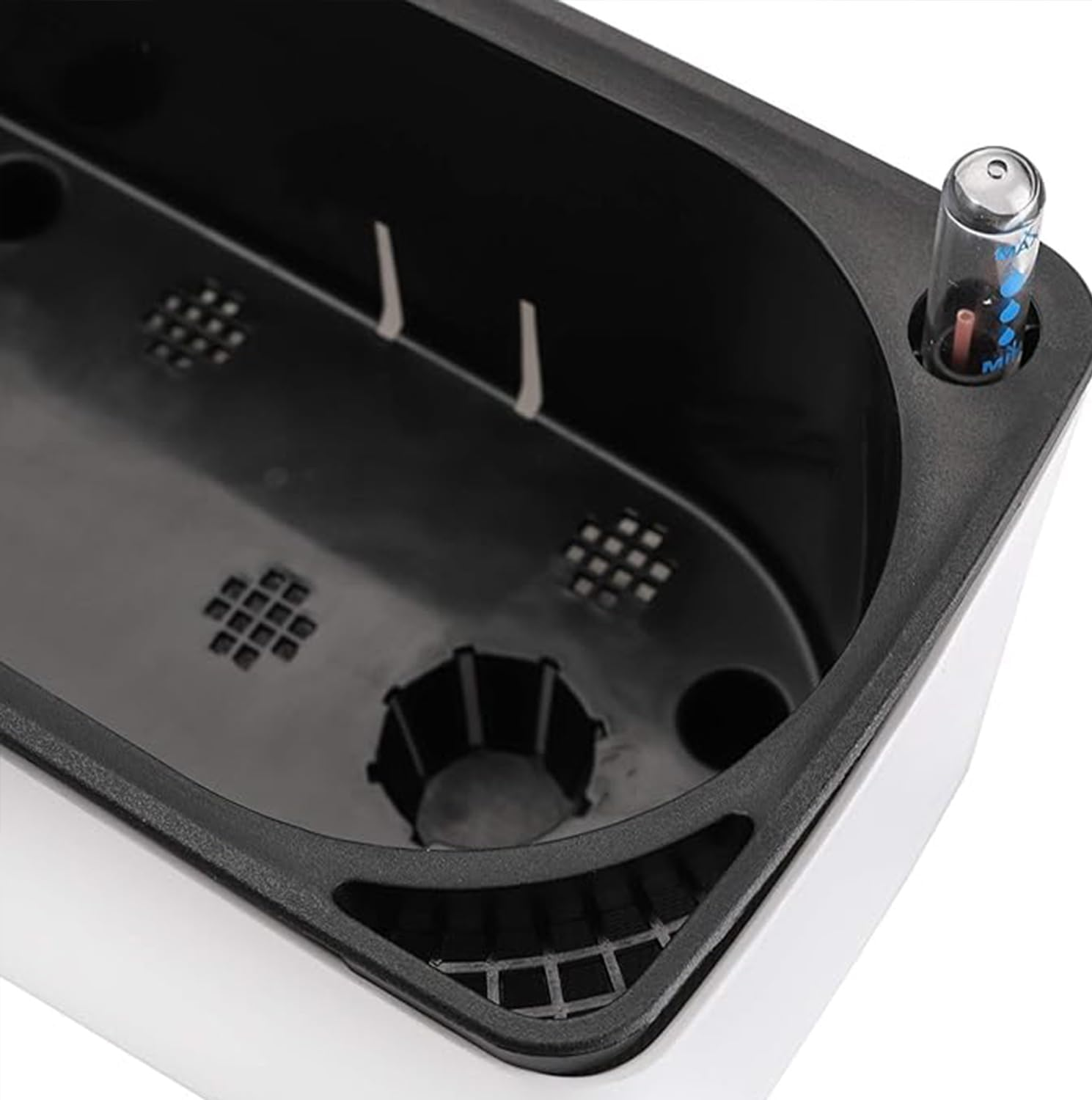 Self Watering Planters Rectangular Window Herb Planter Box for Indoor Plants Garden Balcony, Window Sill Planters with Water Gauge Indicator (2Pcs) image number 3