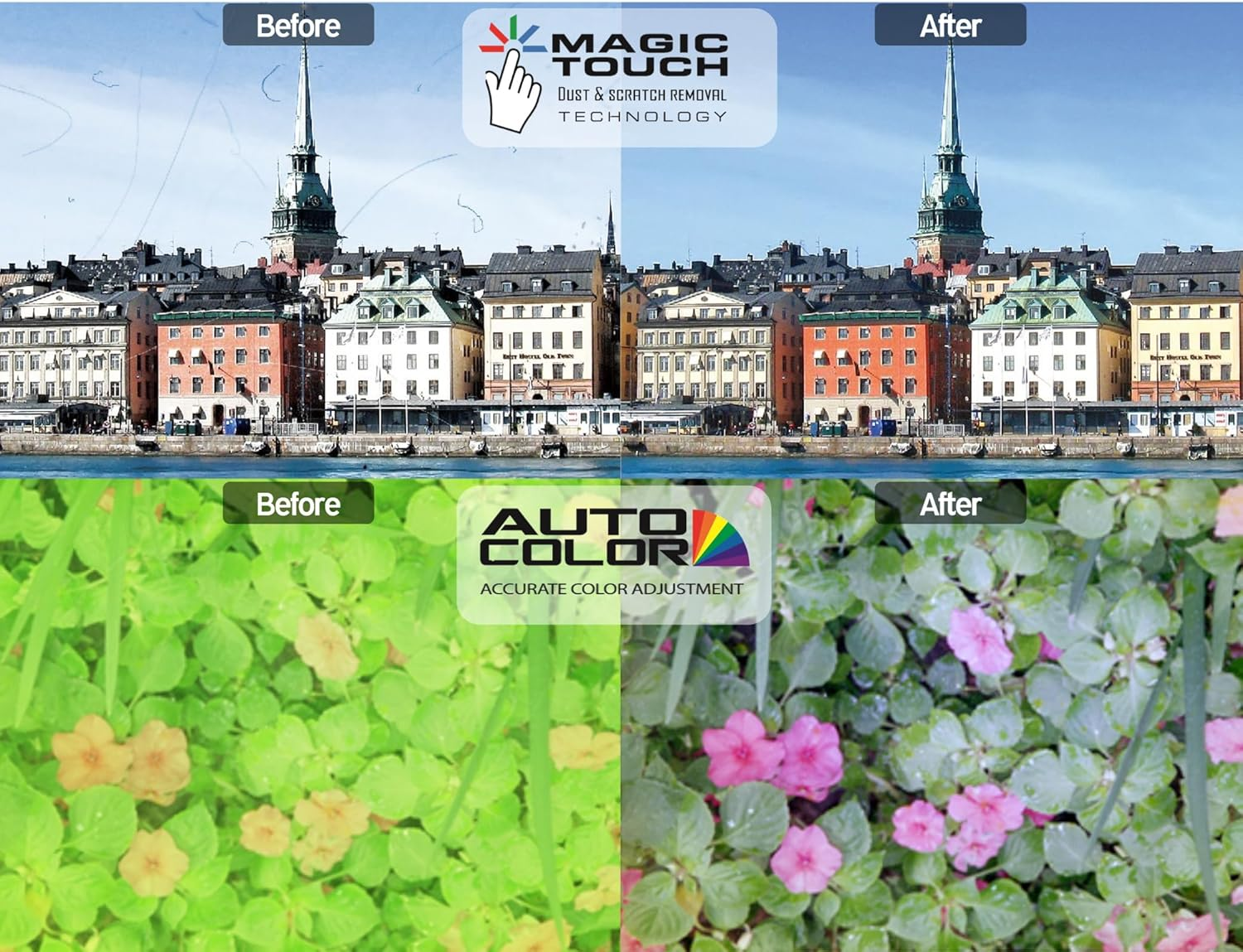 Pacific Image Electronics Powerfilm plus 35Mm Film Scanner Auto Batch Scan Negative/Positive Filmstrips up to 10 Film Strips/Maximum 60 Frames in One Batch 7200 Dpi/True Color Mac/Pc image number 3