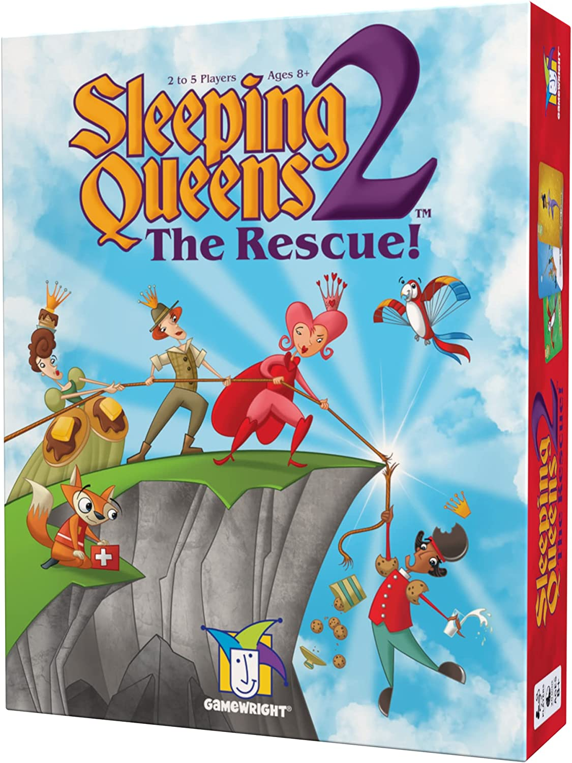 Gamewright Sleeping Queens 2, the Rescue Board Game image number 5