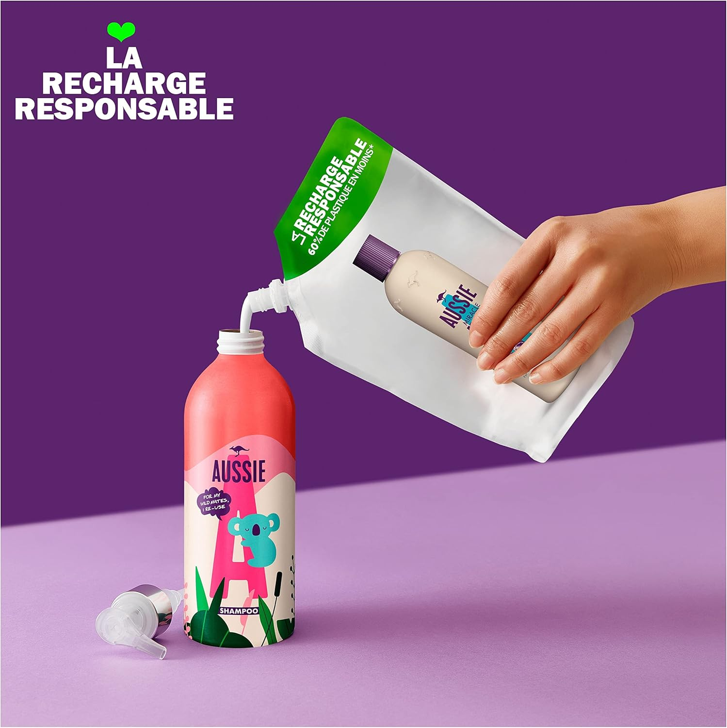 Aussie Champu Metal Moist 430 Ml image number 5