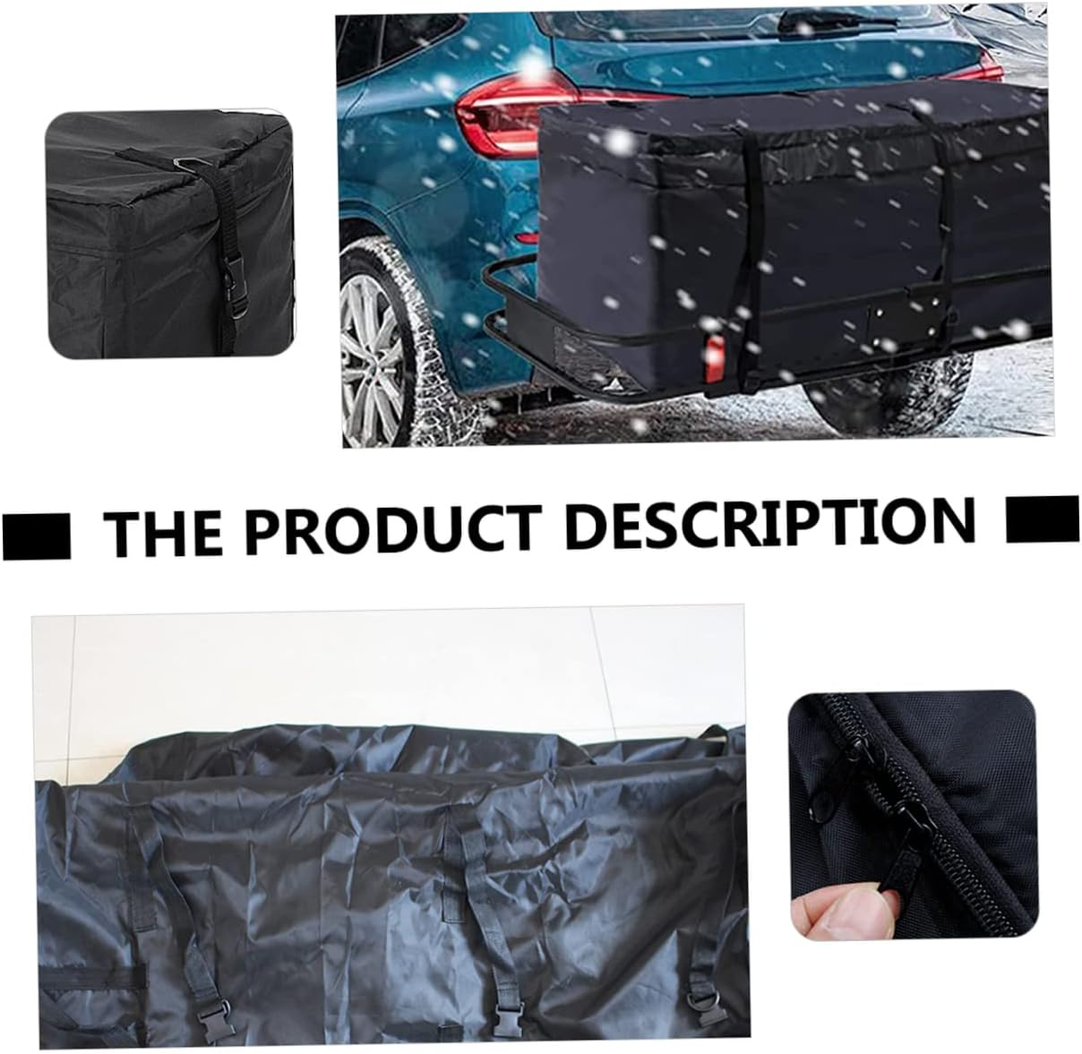 FUNOMOCYA Luggage Bag for Car Roof Cubic Feet Capacity for Travel Storage and Outdoor Adventures image number 2