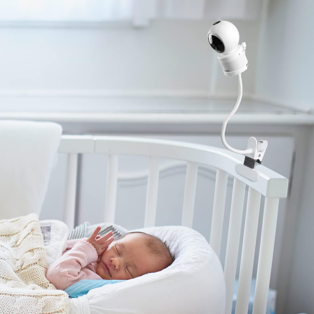 HOLACA 40Cm Clip Holder Mount Bracket for Vtech RM5766HD/RM7756HD/VM5463/RM5764HD/RM5864HD/RM7764HD/BM3800/BM4700/BM5600/BM5700 Baby Monitor image number 3