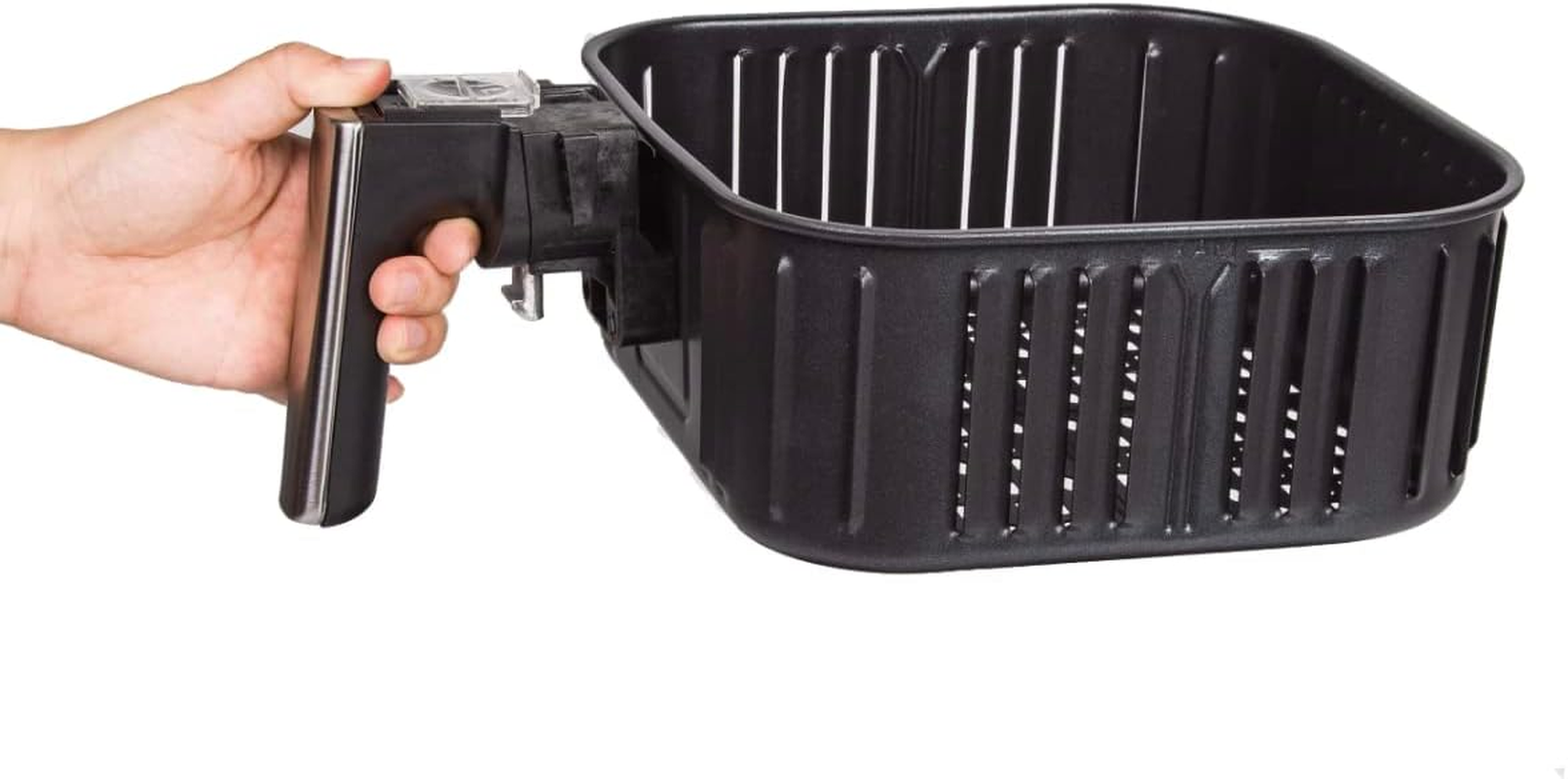 AUSPURE Kitchen Air Fryer Replacement Basket, 5.5L Original Basket for AUSPURE Aus-Fry550 Air Fryers, Non-Stick, Dishwasher-Safe, Aus-Fry550Ba image number 3