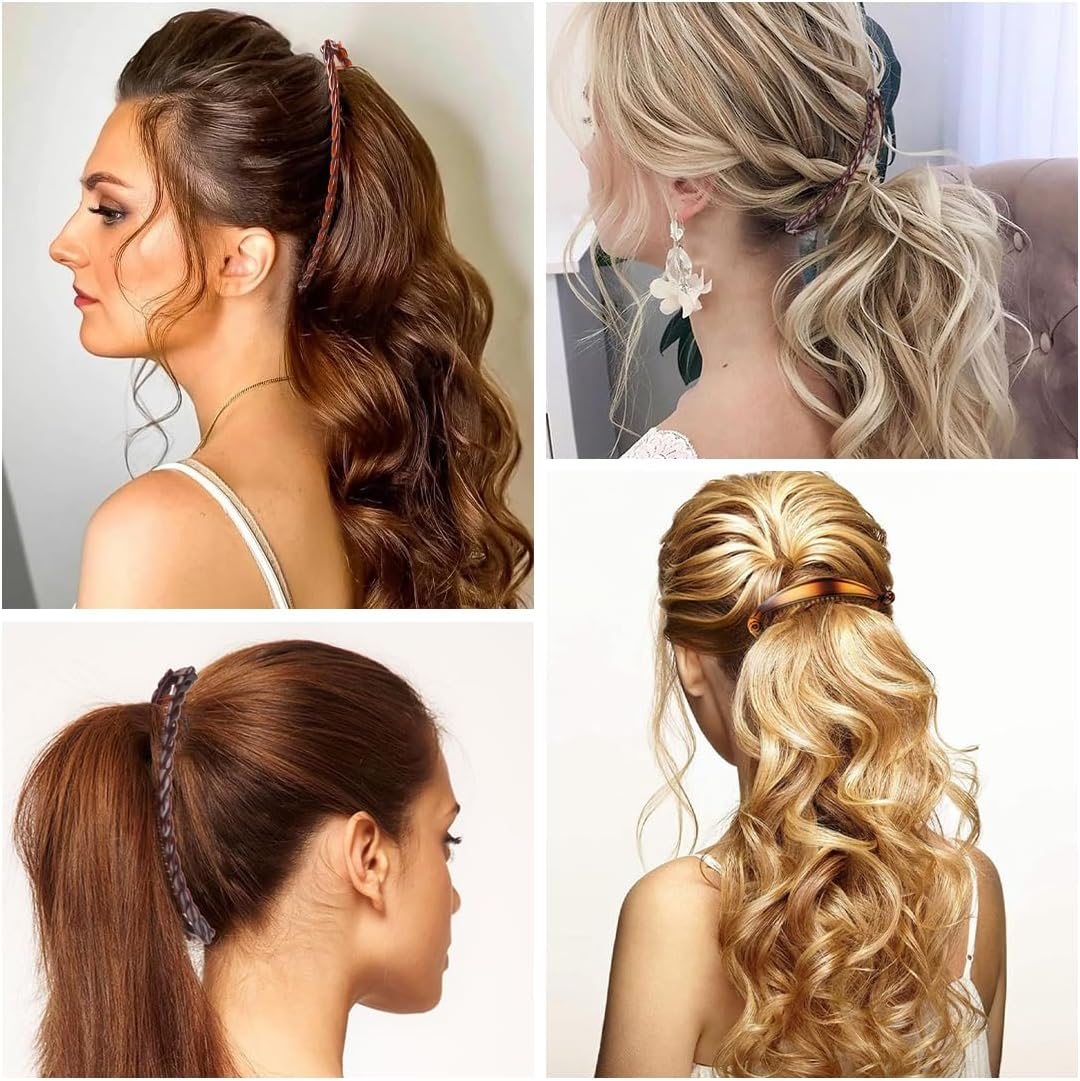 PNPGDYK Banana Hair Clip, Pack of 5 Large Banana Hair Clips, Vintage Banana Hair Clips, Ponytail Hair Clip, for Women and Girls image number 2