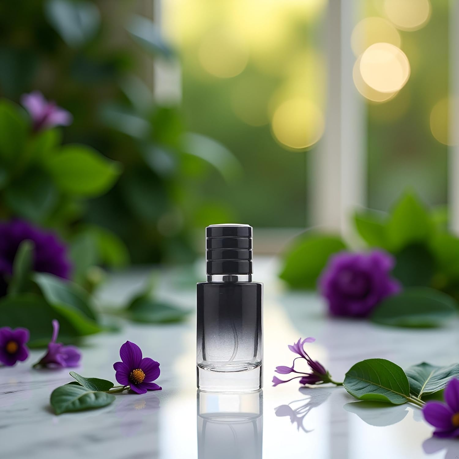 Pchnfei Black 30Ml Perfume Atomizer Portable High-Grade Glass Spray Refillable Small Bottle Travel Cosmetics Outdoor Dispensing Mini Spray Bottle,Refillables Cosmetic Refillable Containers image number 5