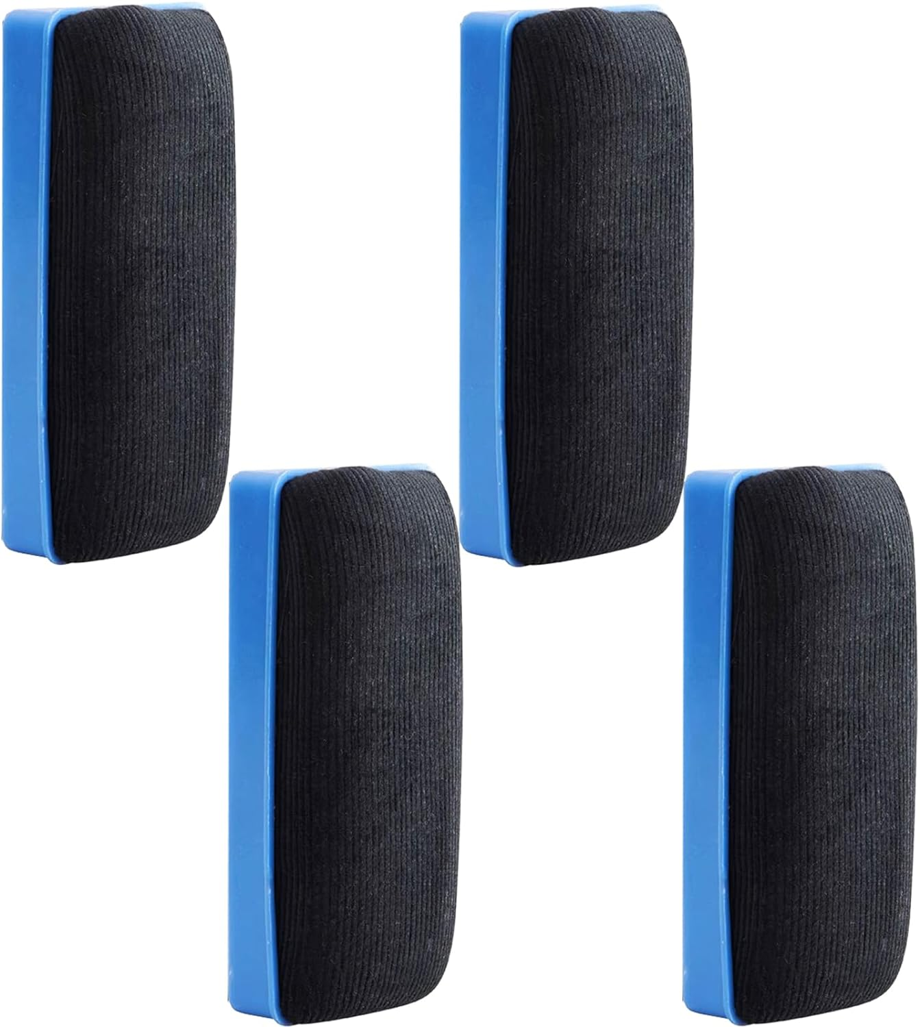 4 Pcs Magnetic Chalkboard Eraser, Whiteboard Eraser Blackboard Dry Eraser, Dry Erase Whiteboard Cleaner for Students Home Office
