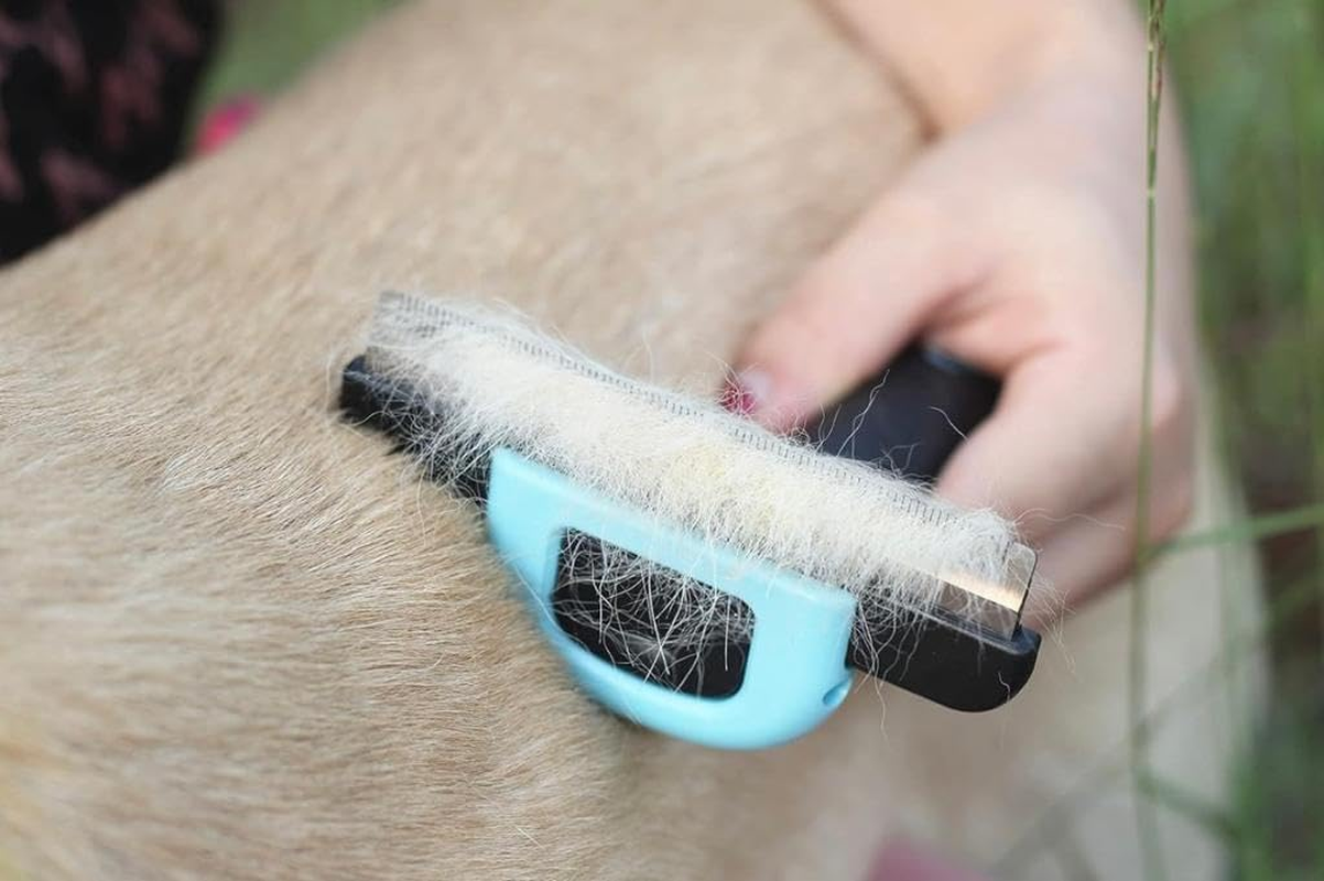 Pet Grooming Brush Cat Brush for Shedding and Grooming Dog Brush for Shedding Deshedding Brush for Cats Furminator Cat Undercoat Brush Effectively Reduces Shedding by up to 95% for Short Medium and Long Hair image number 3