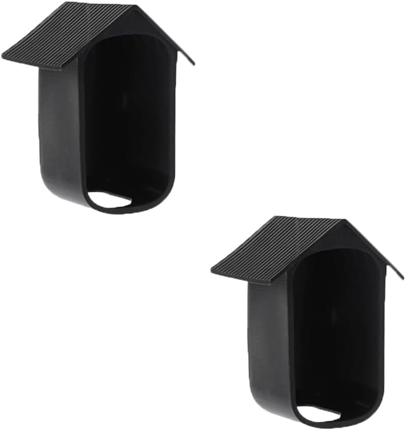 RUNAAJA for Eufy Cam 2C & Pro Cover Silicone Case Protection Camouflage CCTV Security Camera Water Proof Silicone Cover Protective Case for Ring (White*2)