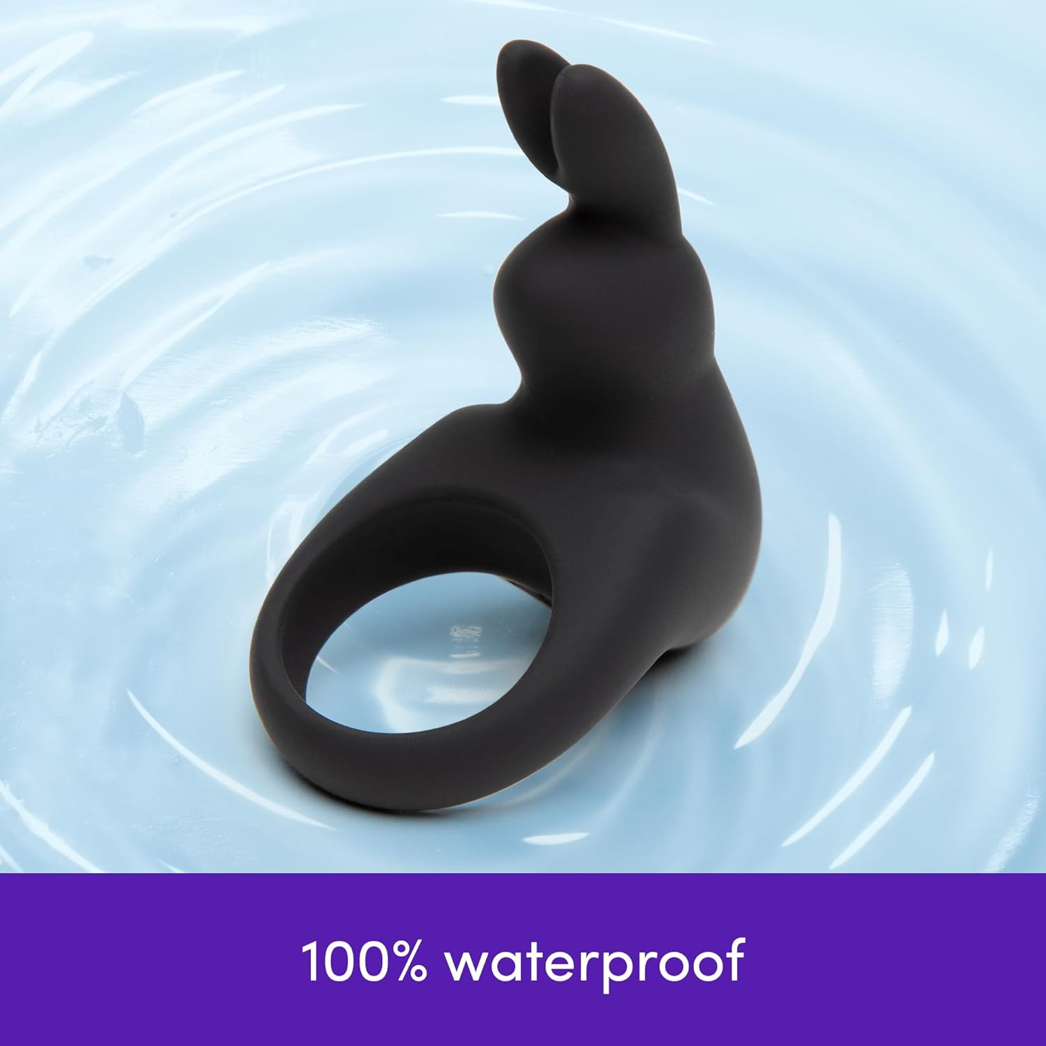 Lovehoney Vibrating Cock Ring for Men | Silicone Stretchy Penis Ring Sex Toys for Couples | 12 Modes Rabbit Clitoral Stimulator | Waterproof & Rechargeable Male Adult Toy Erection Pleasure Enhancer