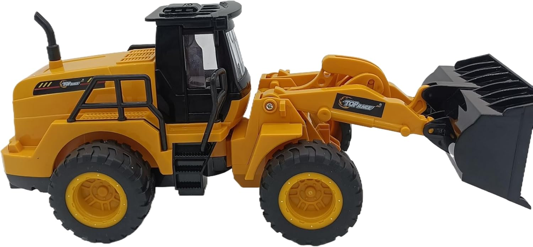 Top Race 5 Channel Fully Functional Remote Control Construction Truck Kids Size Designed for Small Hands Front Loader