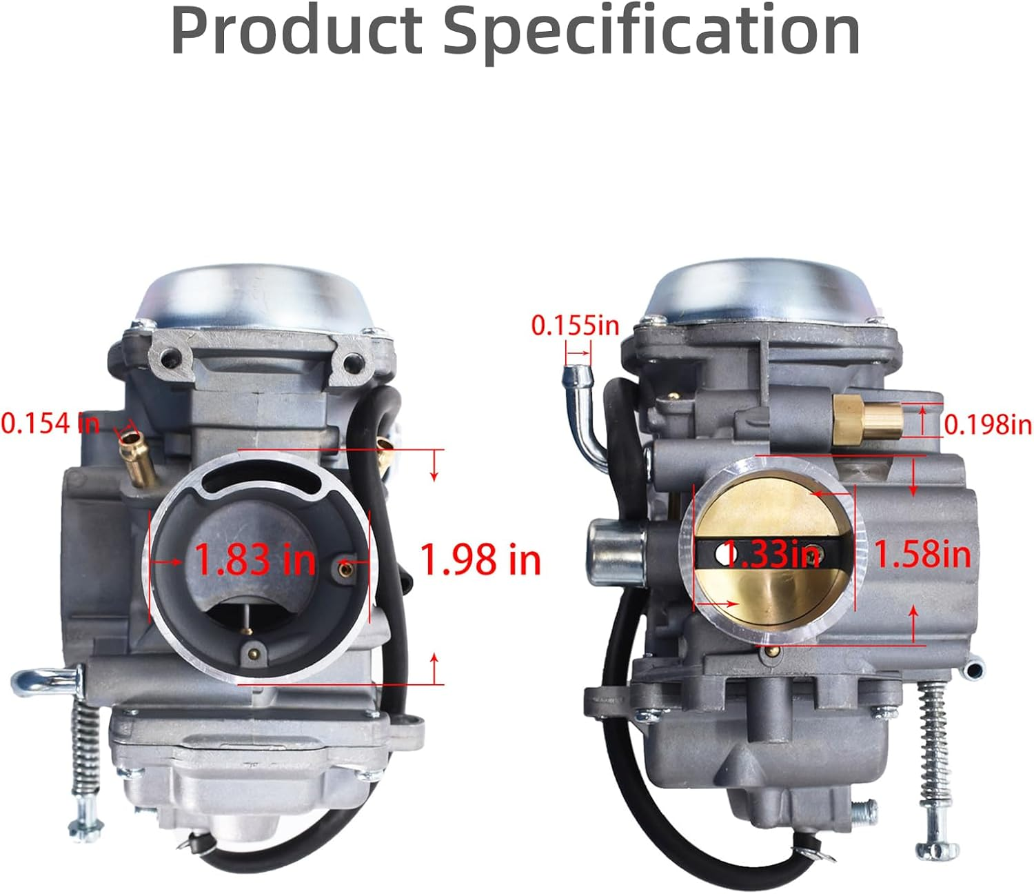 Carburetor Carb Replacement for Polaris ATP Magnum Trail Blazer Boss 325 330 HA01050 image number 5