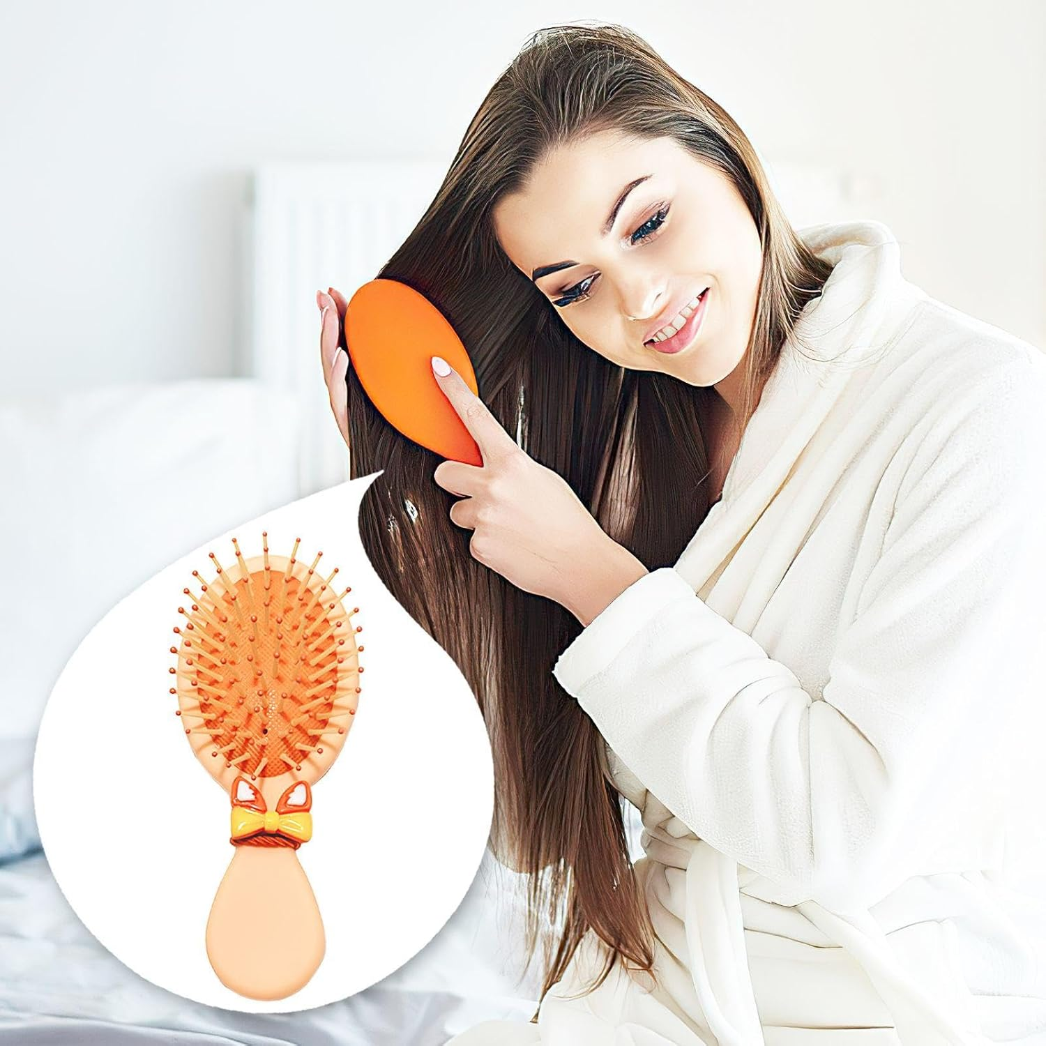 2 Pieces Air Cushion Hair Comb, Massage Comb, Cute Hair Comb, Portable Comb, Hair Styling Tool. image number 2