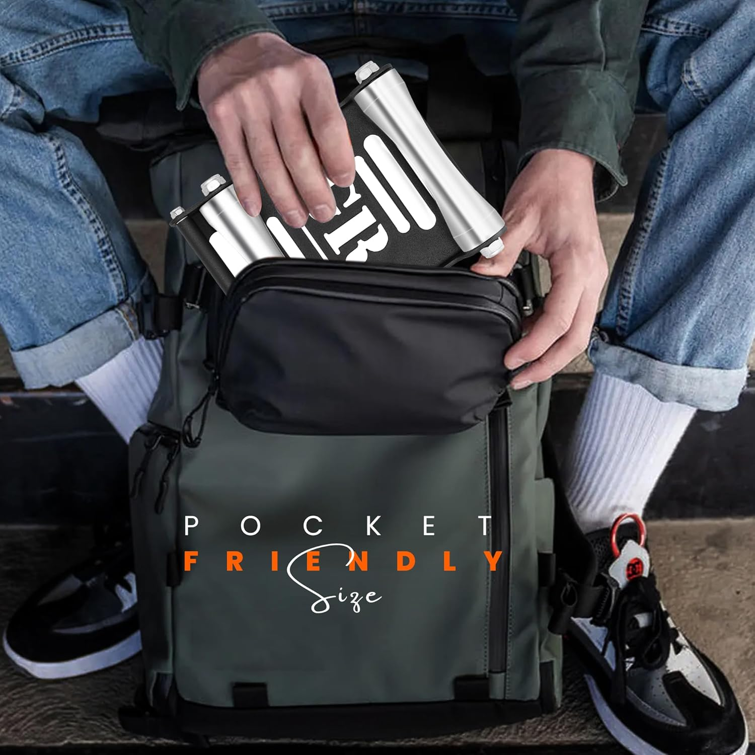 Grand Pitstop Motorcycle Wheel Cleaning Stand - Paddock Stand Replacement - Wheel Roller Stand for Tire Cleaning & Chain Lubrication - Groller (Large (Bikes < 600 Lb & Tire Width <240 Mm)) image number 5