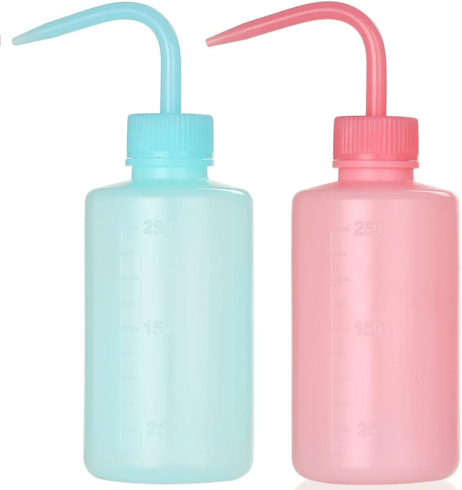 2Pcs Tattoo Wash Bottle 150Ml | 5Oz Water Squirt for Succulent Watering, Safety Rinse, Medical Cleaning - Black image number 6