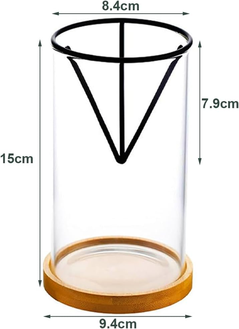 Avocado Tree Planter Pot, 2 Pack Avocados Tree Growing Kits, Avocados Growing Vase Wooden Base with Metal Triangle Bracket and Bamboo Base for Grow Avocado Seeds, Herbs and Small Trees image number 4