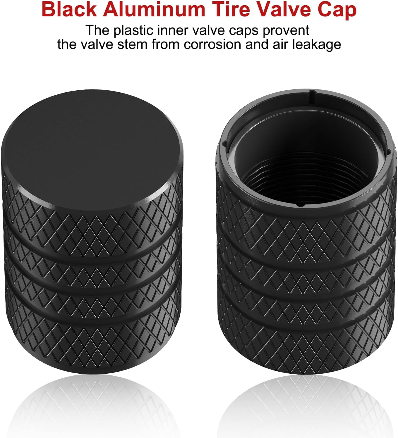 SUNSOUL 2Pcs 90 Degree Black Motorcycle Tire Valve Stems Install Diameter 10-11.3Mm for Harley Davidson, BMW, Honda, Kawasaki, Suzuki, Yamaha and Triumph Bike image number 1