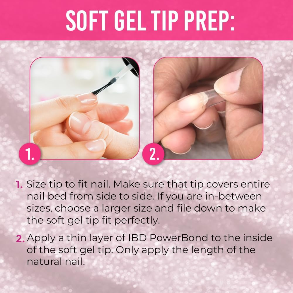 Soft Gel Tips - Long Stiletto image number 1