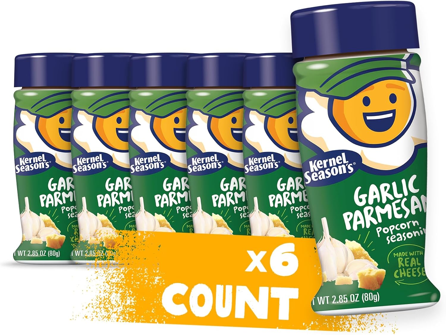 Kernel Season'S Popcorn Seasoning, Parmesan & Garlic, 2.85 Ounce (Pack of 6)