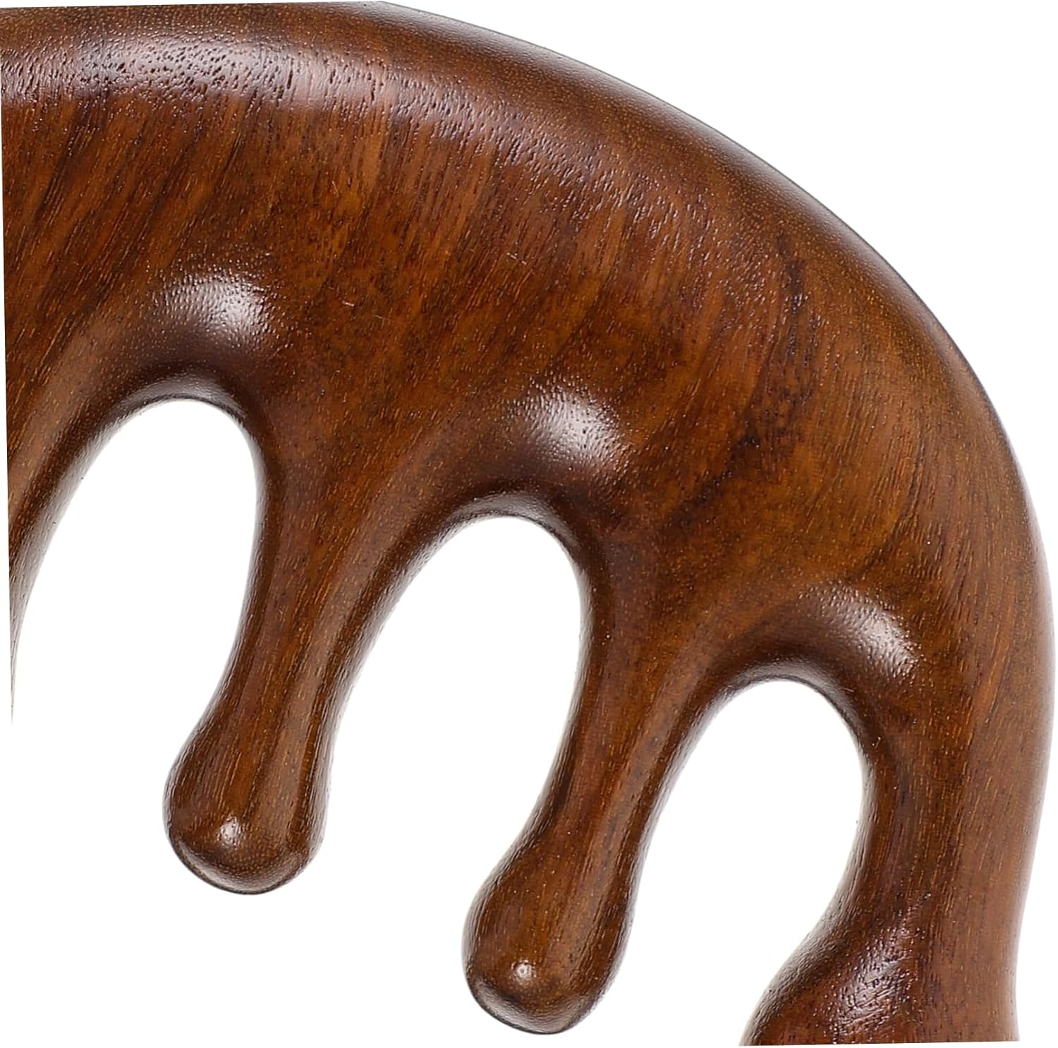 Gogogmee Wooden Massager Comb Compact Wood Craft Massage Tool Tension Promote Scalp Circulation for Home Travel Use Unique Polished Design image number 2