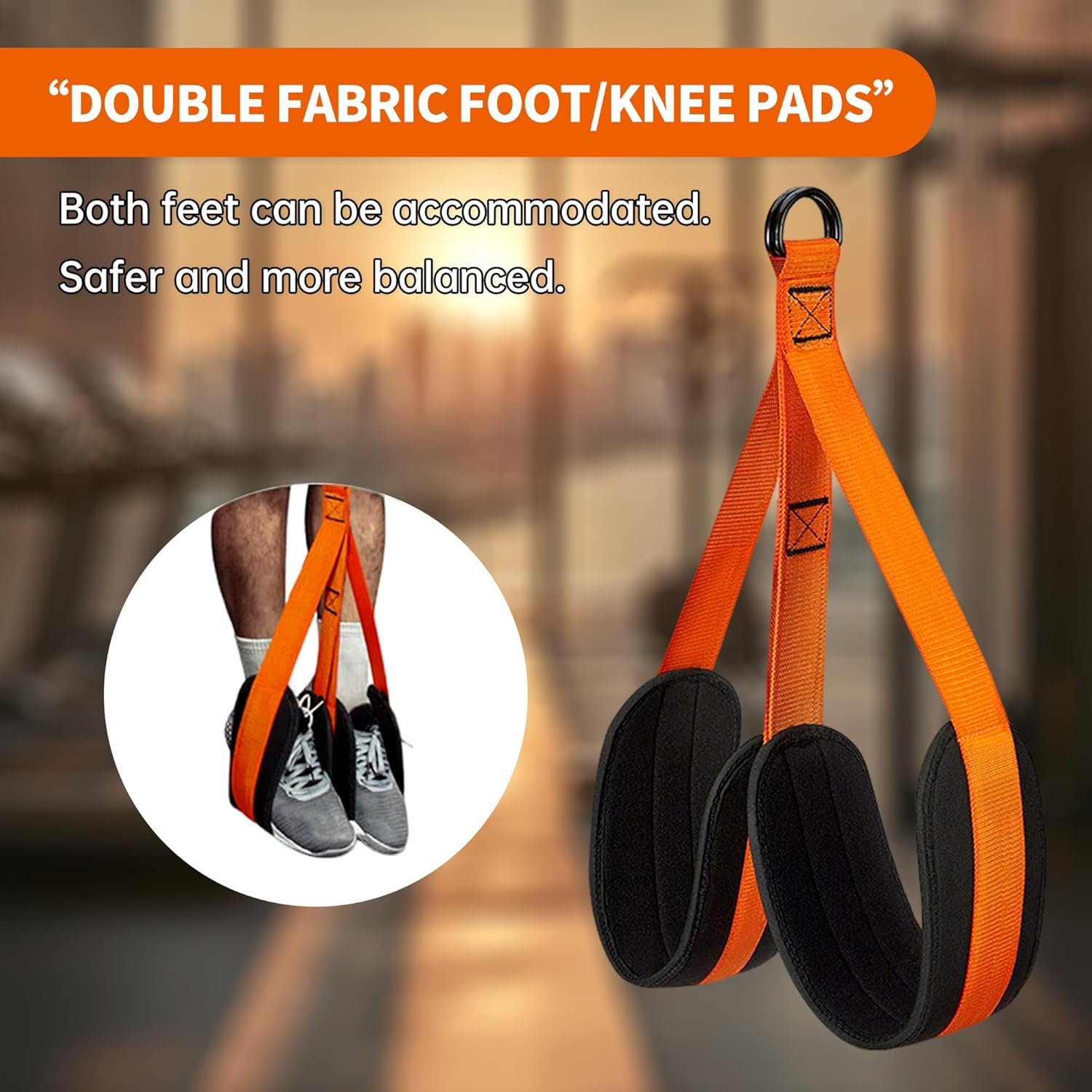 Pull up Assistance Bands Heavy Duty for Doorway - Adjustable Resistance Bands with Handles, No Screw Home Gym Equipment for Beginners & Advanced image number 4